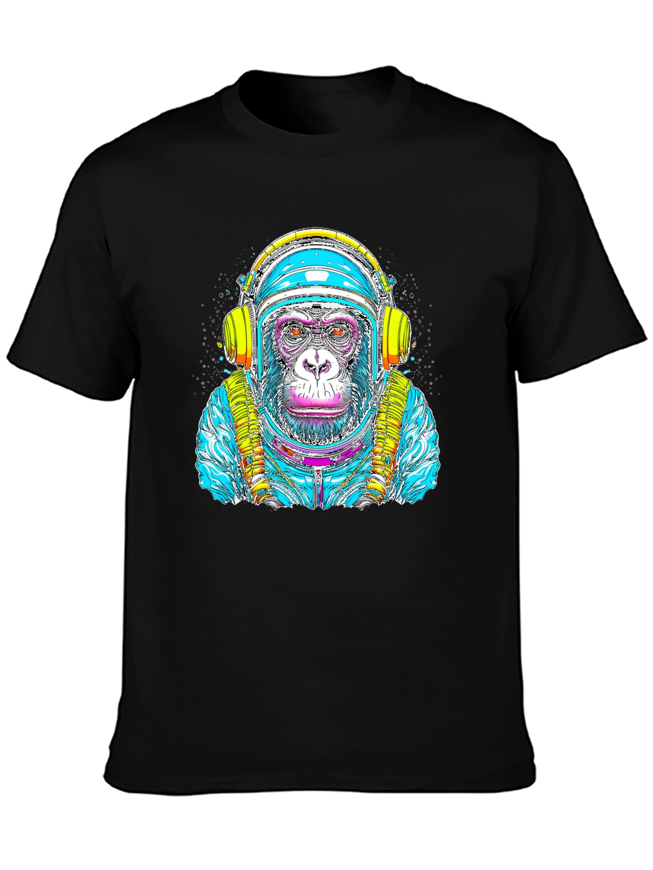 Astronaut Monkey Graphic Tee - Cool Space Ape Design