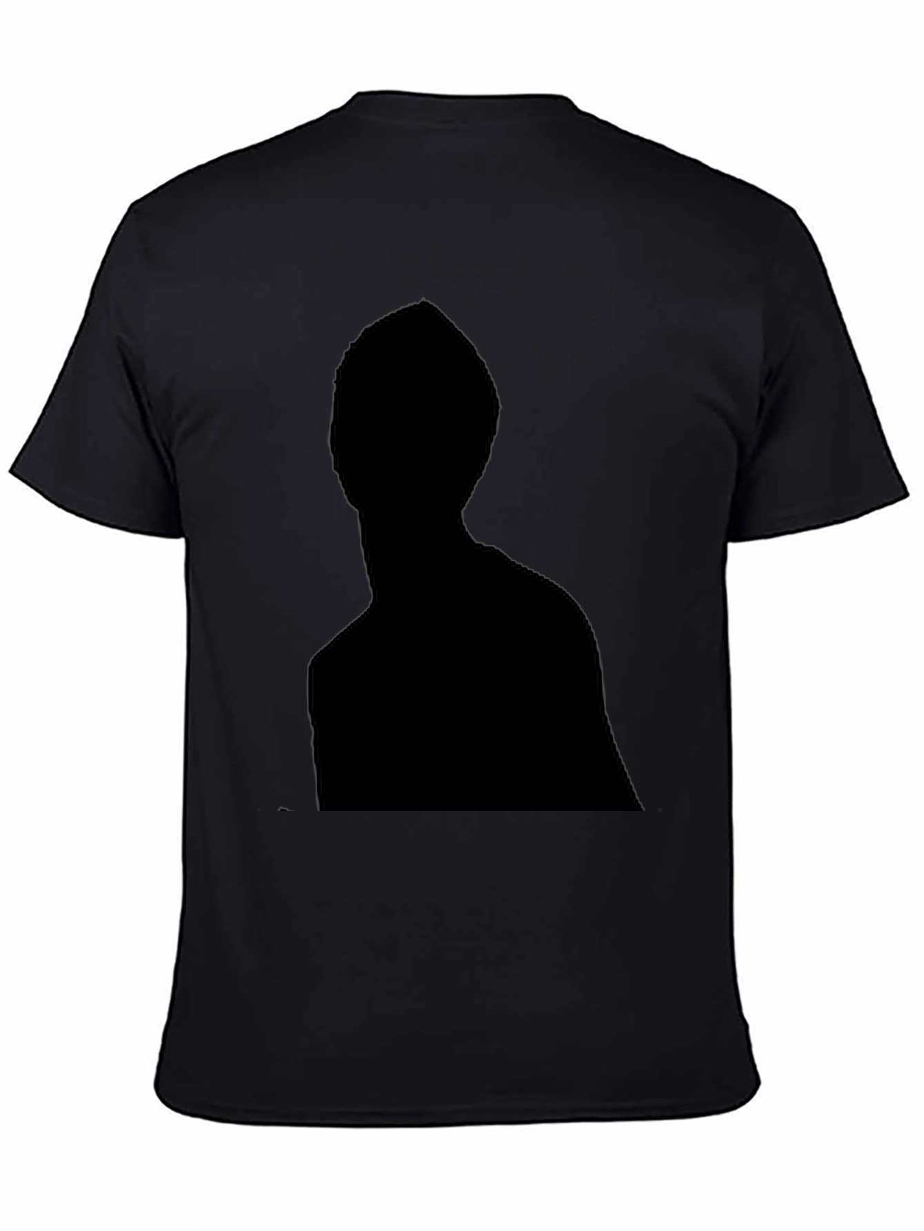 Silhouette Graphic Tee - Modern Black T-Shirt