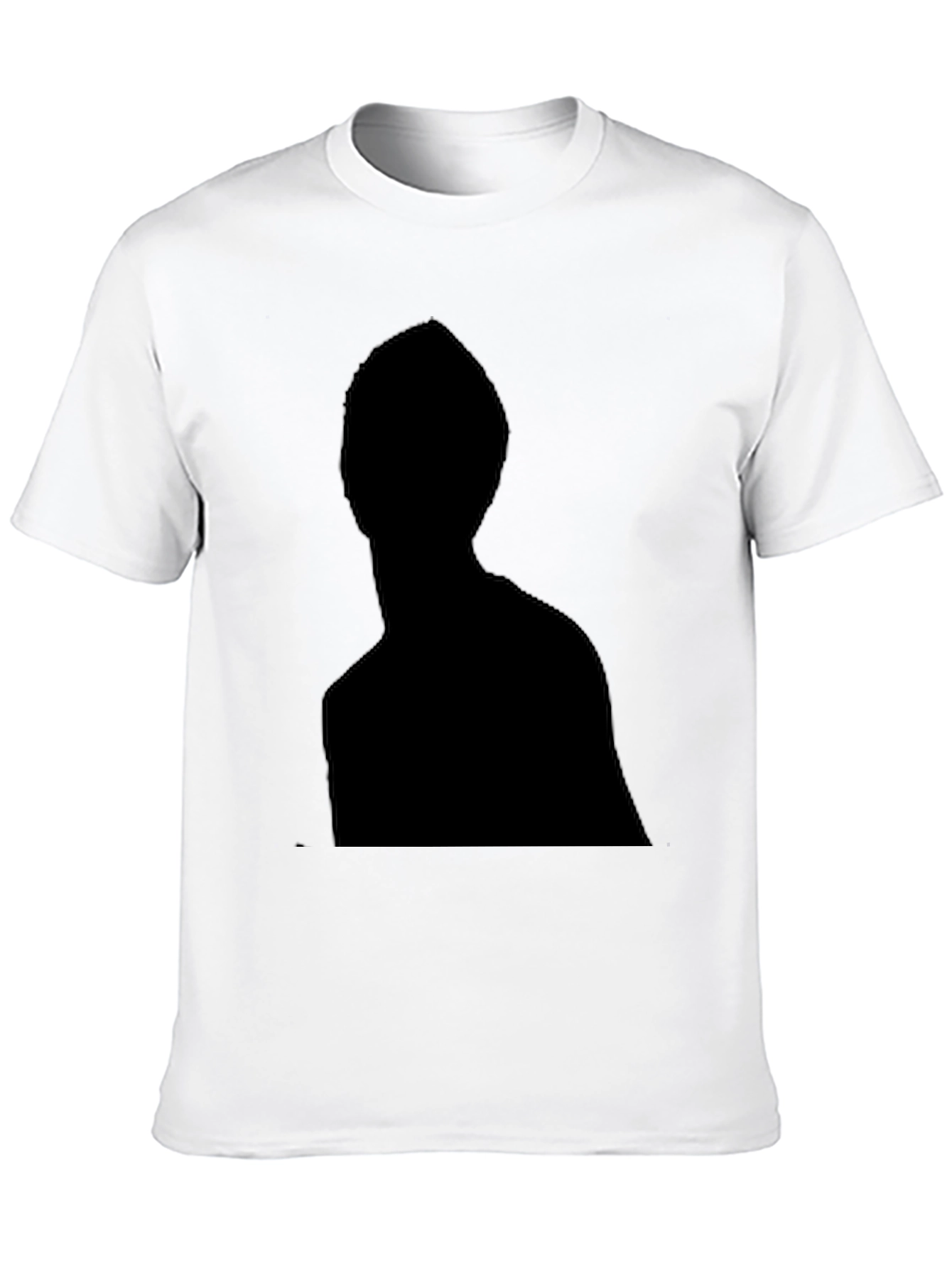 Silhouette Graphic Tee - Modern Black T-Shirt