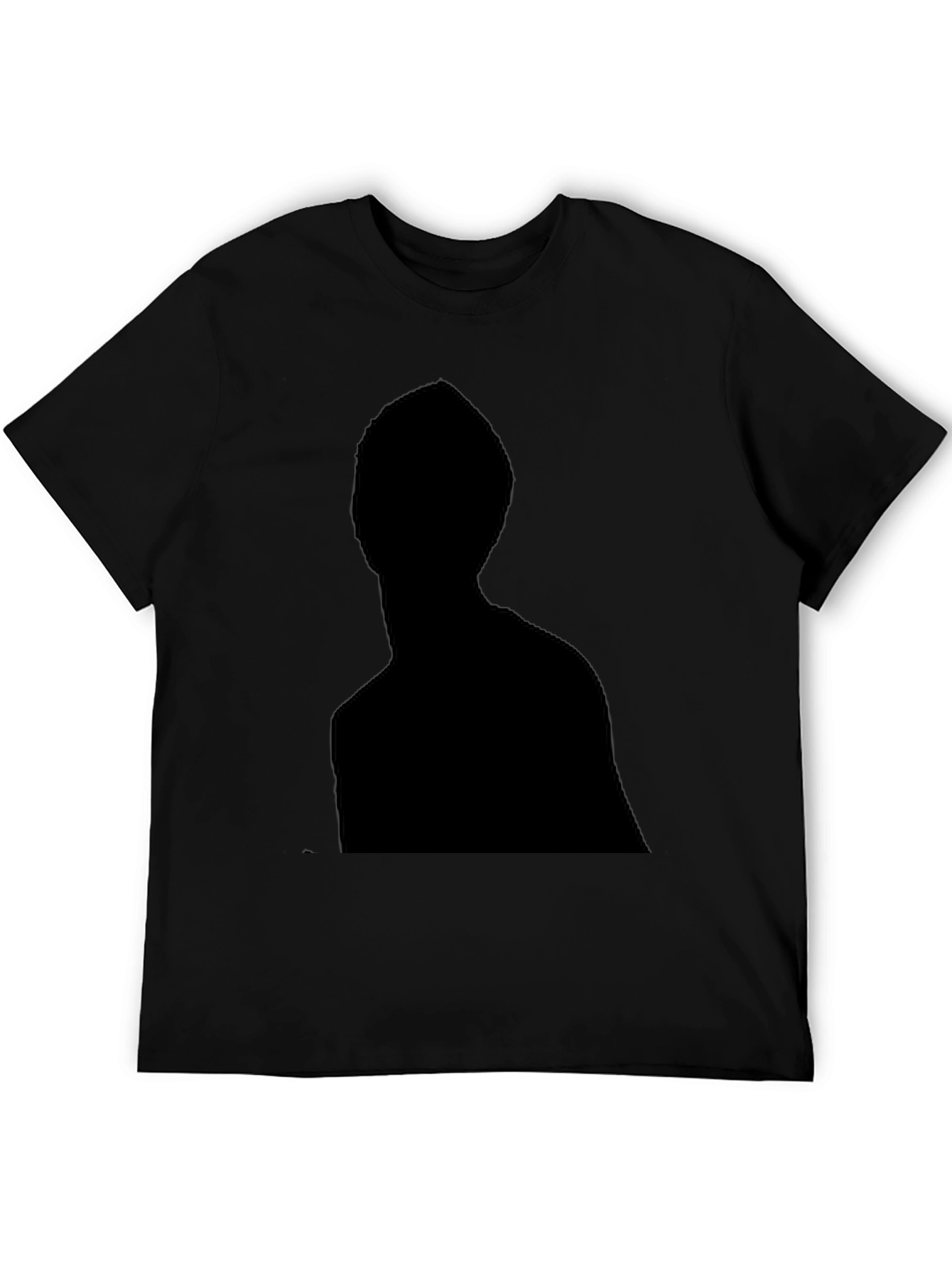 Silhouette Graphic Tee - Modern Black T-Shirt