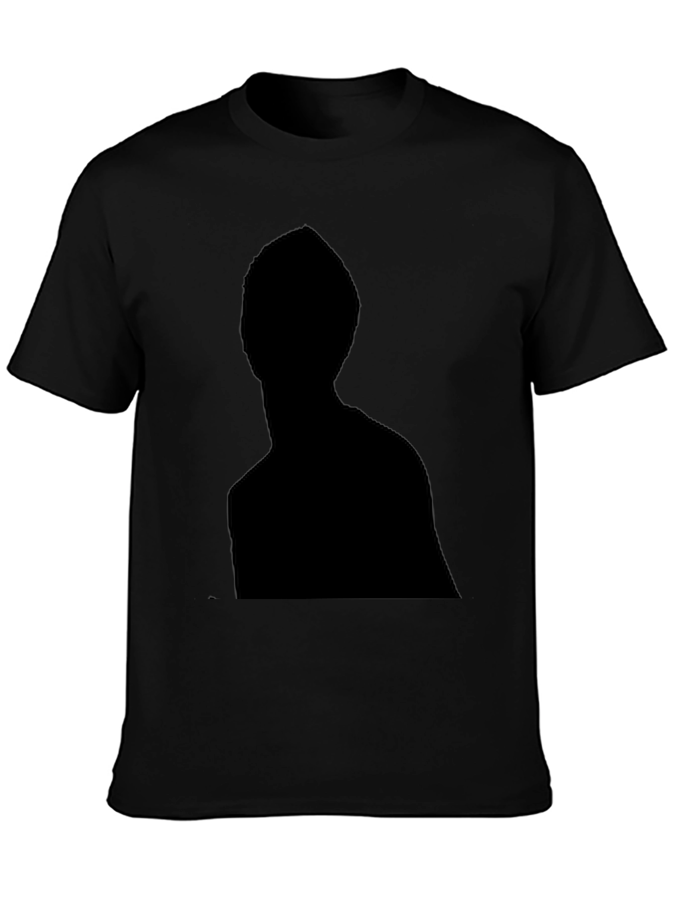 Silhouette Graphic Tee - Modern Black T-Shirt