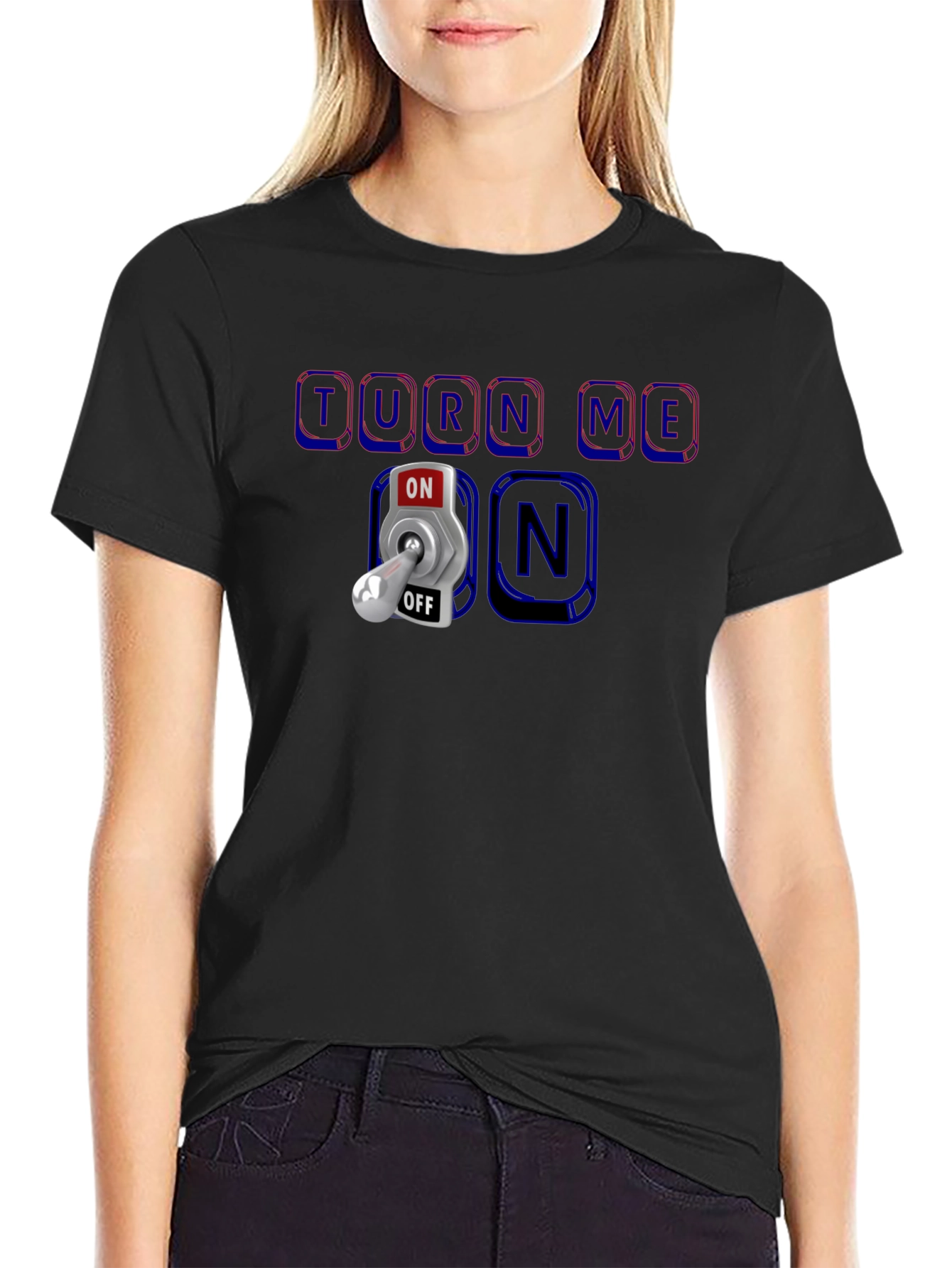 Turn Me On T-Shirt - Humorous Graphic Tee