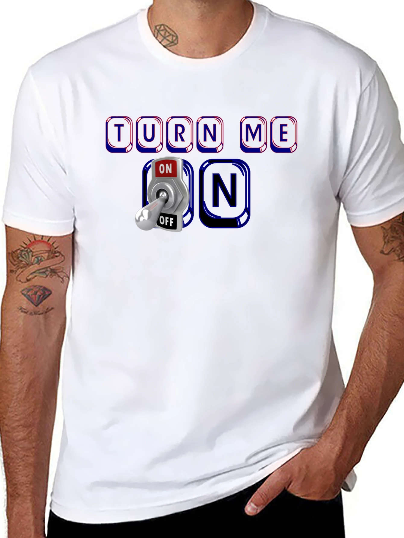 Turn Me On T-Shirt - Humorous Graphic Tee