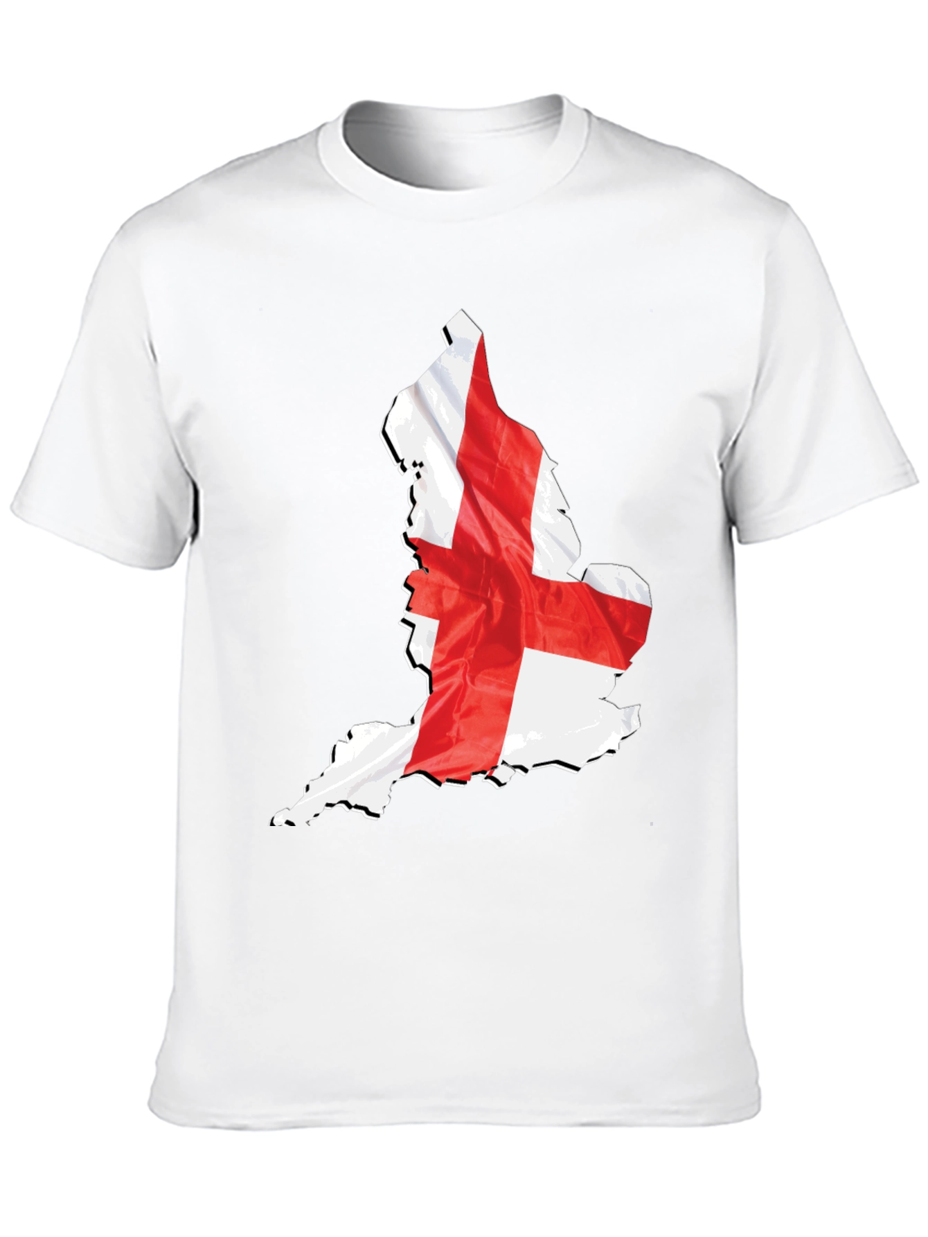England Flag Map Graphic T-Shirt