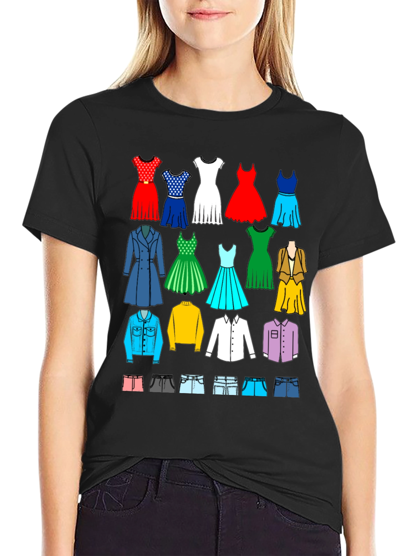 Fashion Collage Graphic Tee
