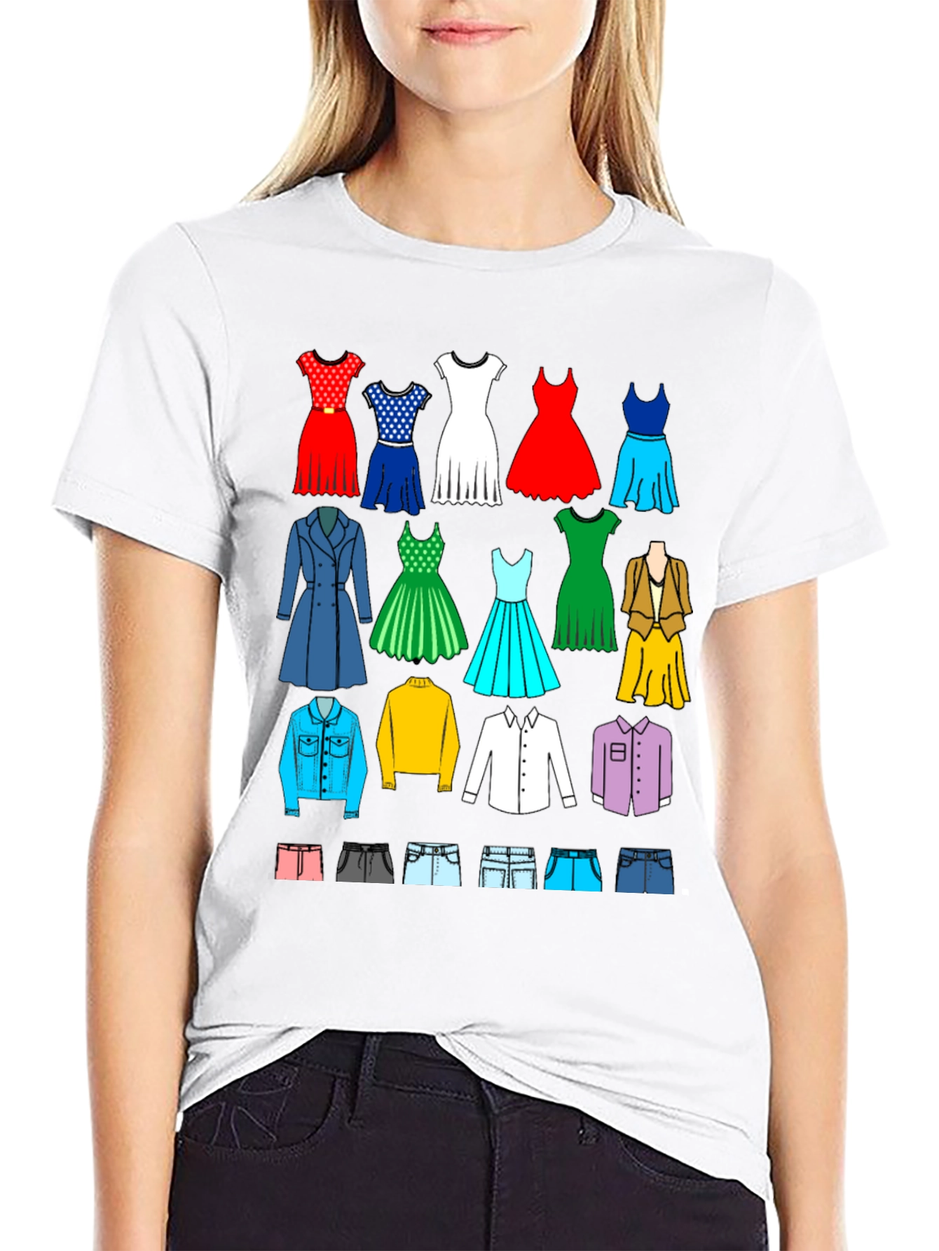 Fashion Collage Graphic Tee