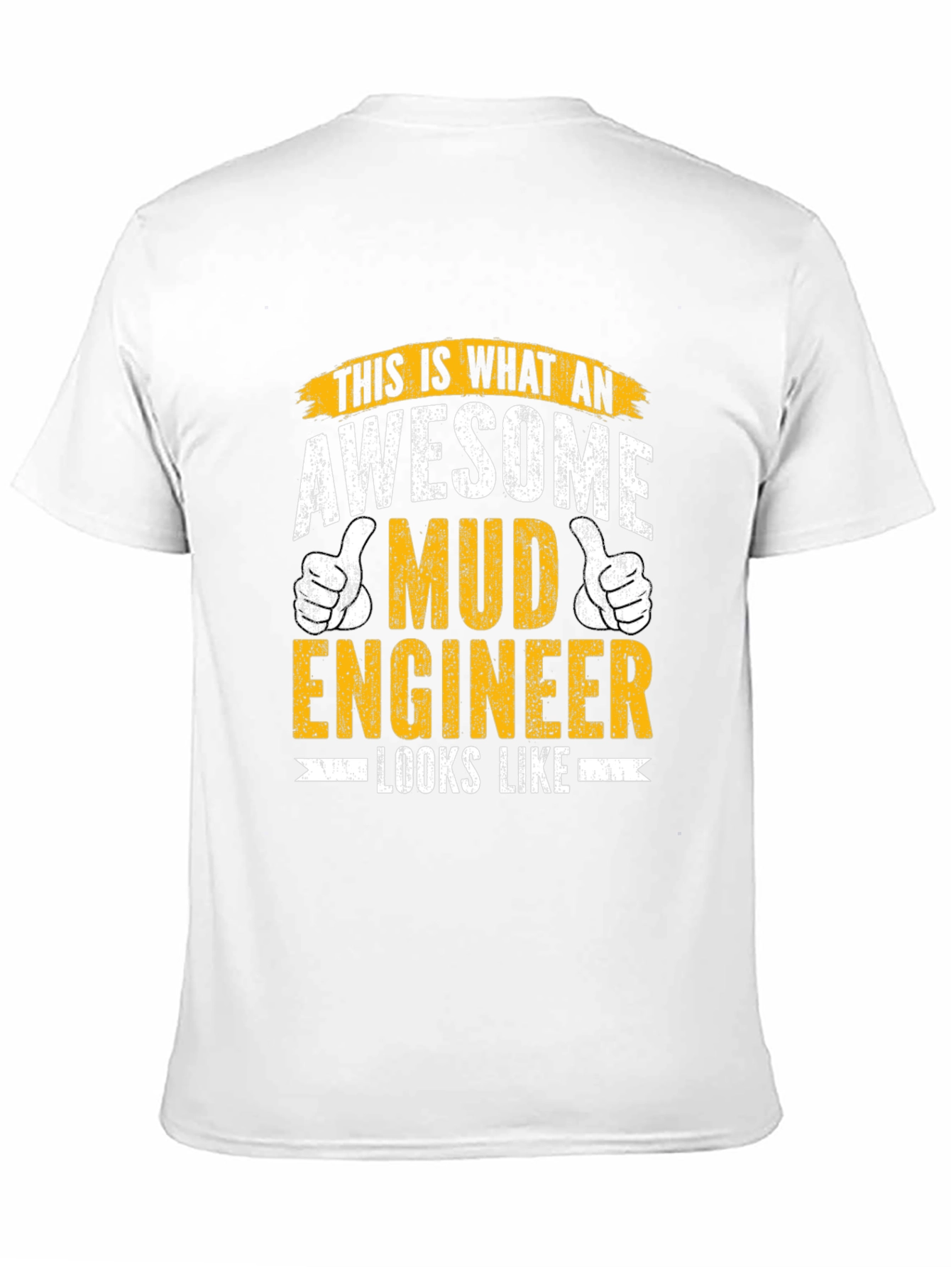 Awesome Mud Engineer T-Shirt - Black