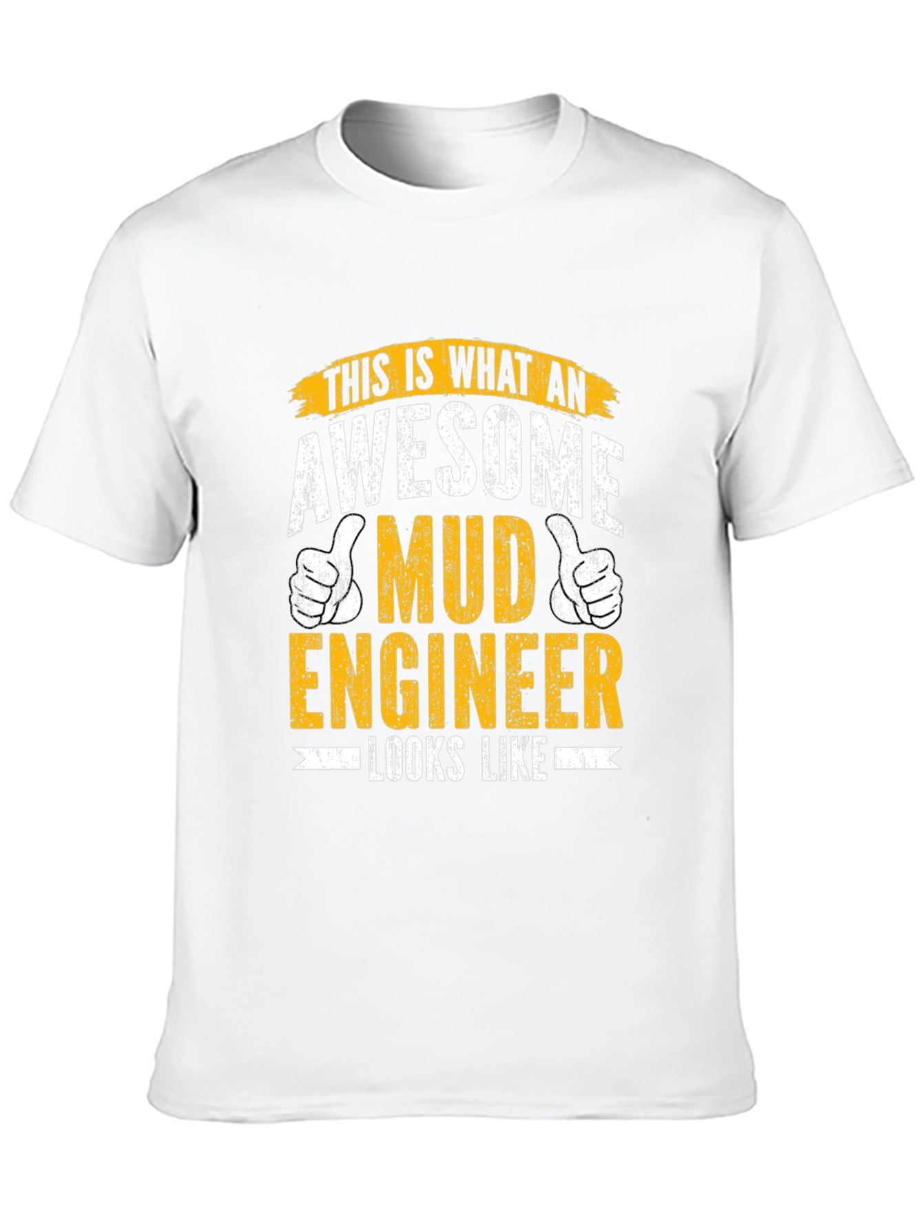 Awesome Mud Engineer T-Shirt - Black