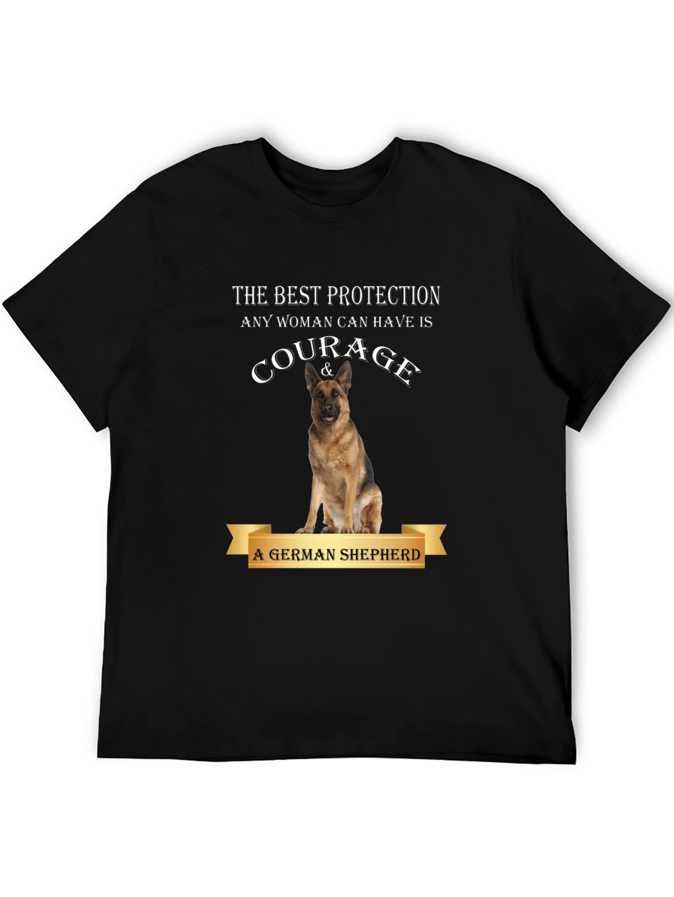Courage & German Shepherd Protection T-Shirt