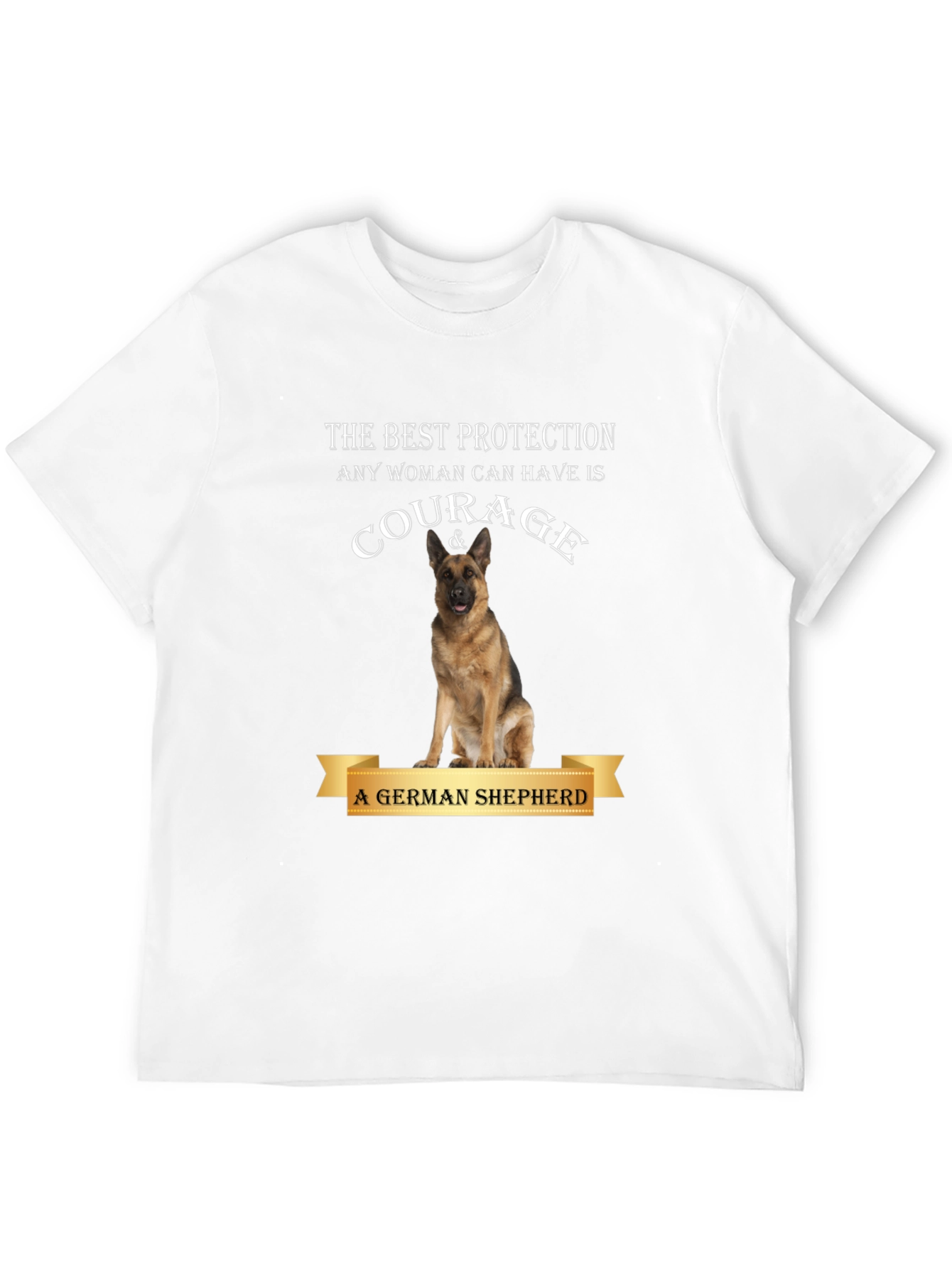 Courage & German Shepherd Protection T-Shirt