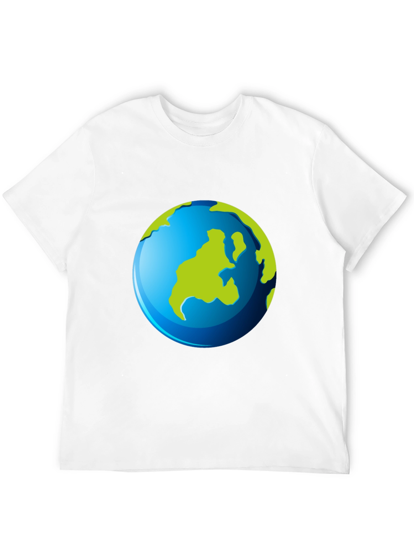 Earth Graphic Black T-Shirt - Global Design