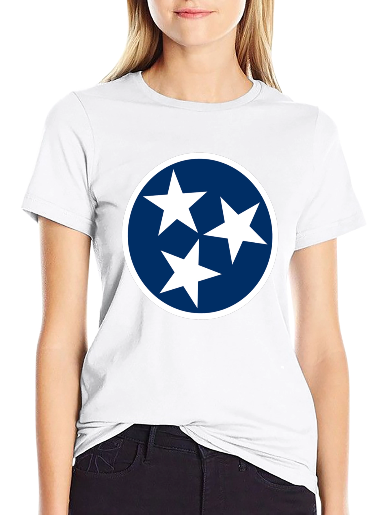 Tennessee Tri-Star Black T-Shirt