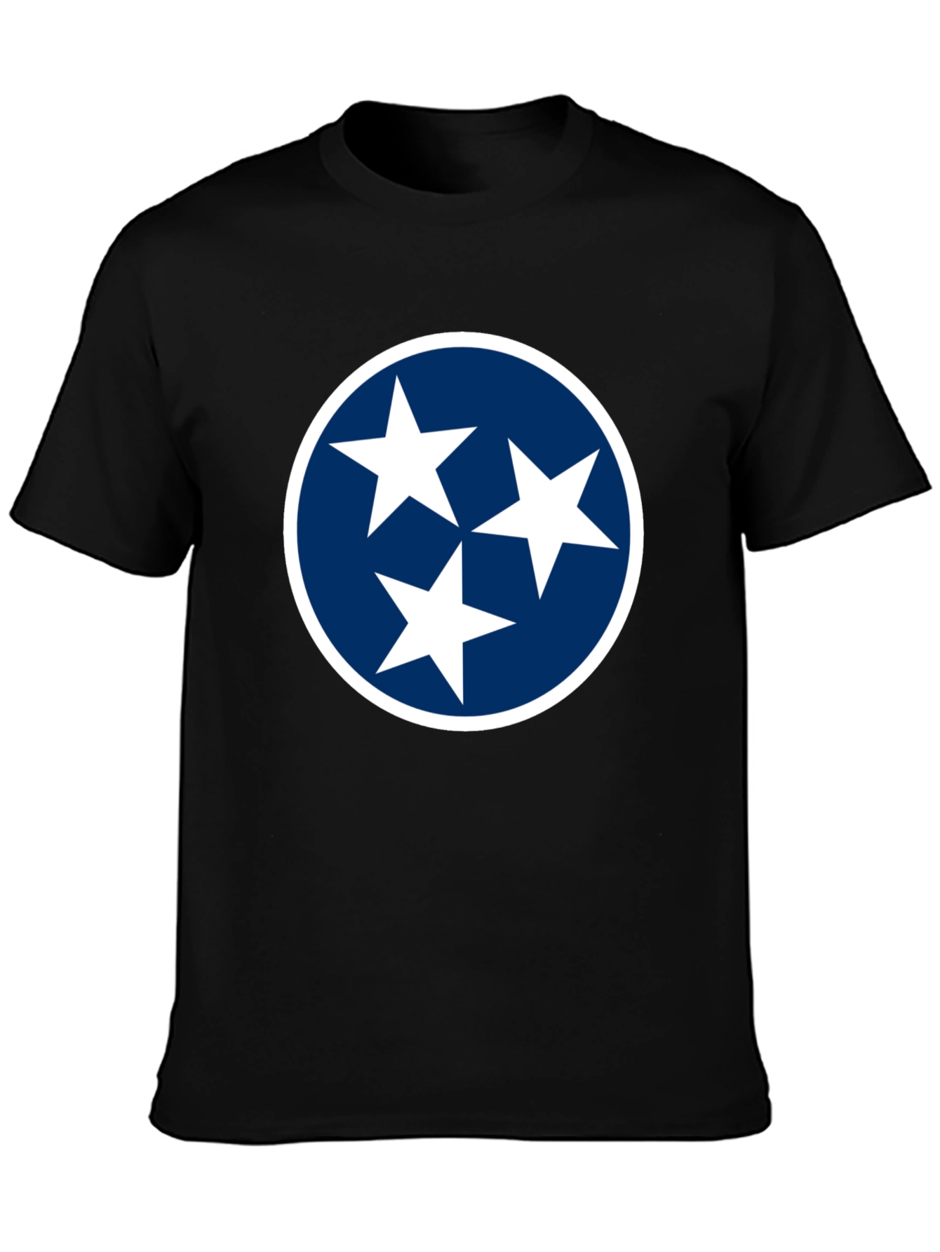 Tennessee Tri-Star Black T-Shirt