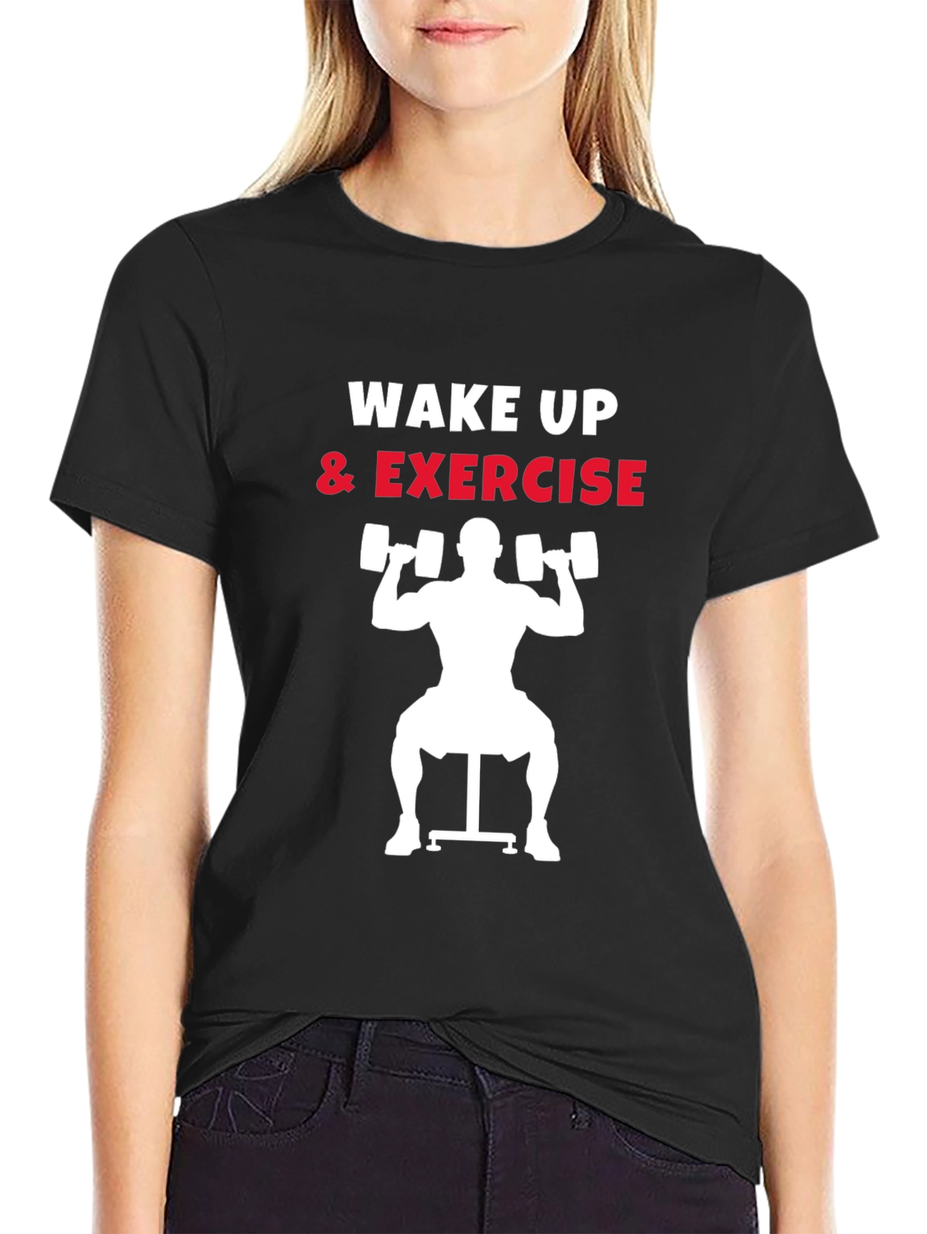 Wake Up & Exercise Graphic T-Shirt