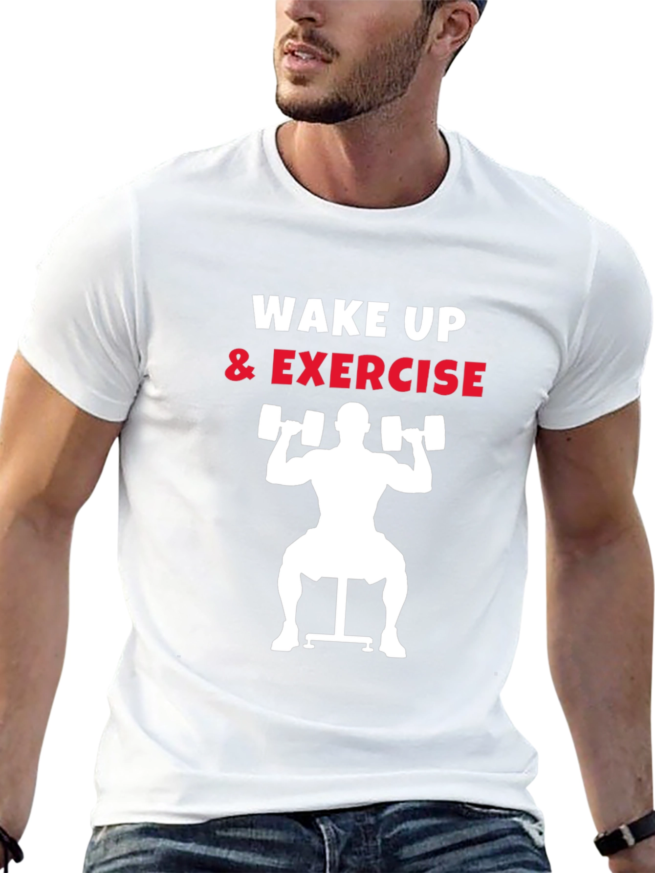 Wake Up & Exercise Graphic T-Shirt