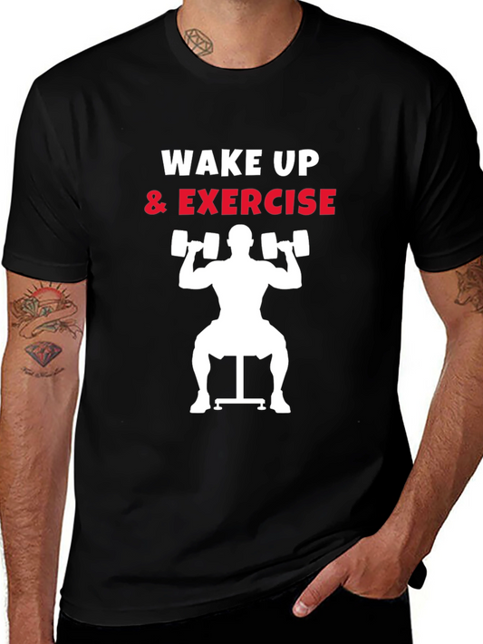 Wake Up & Exercise Graphic T-Shirt