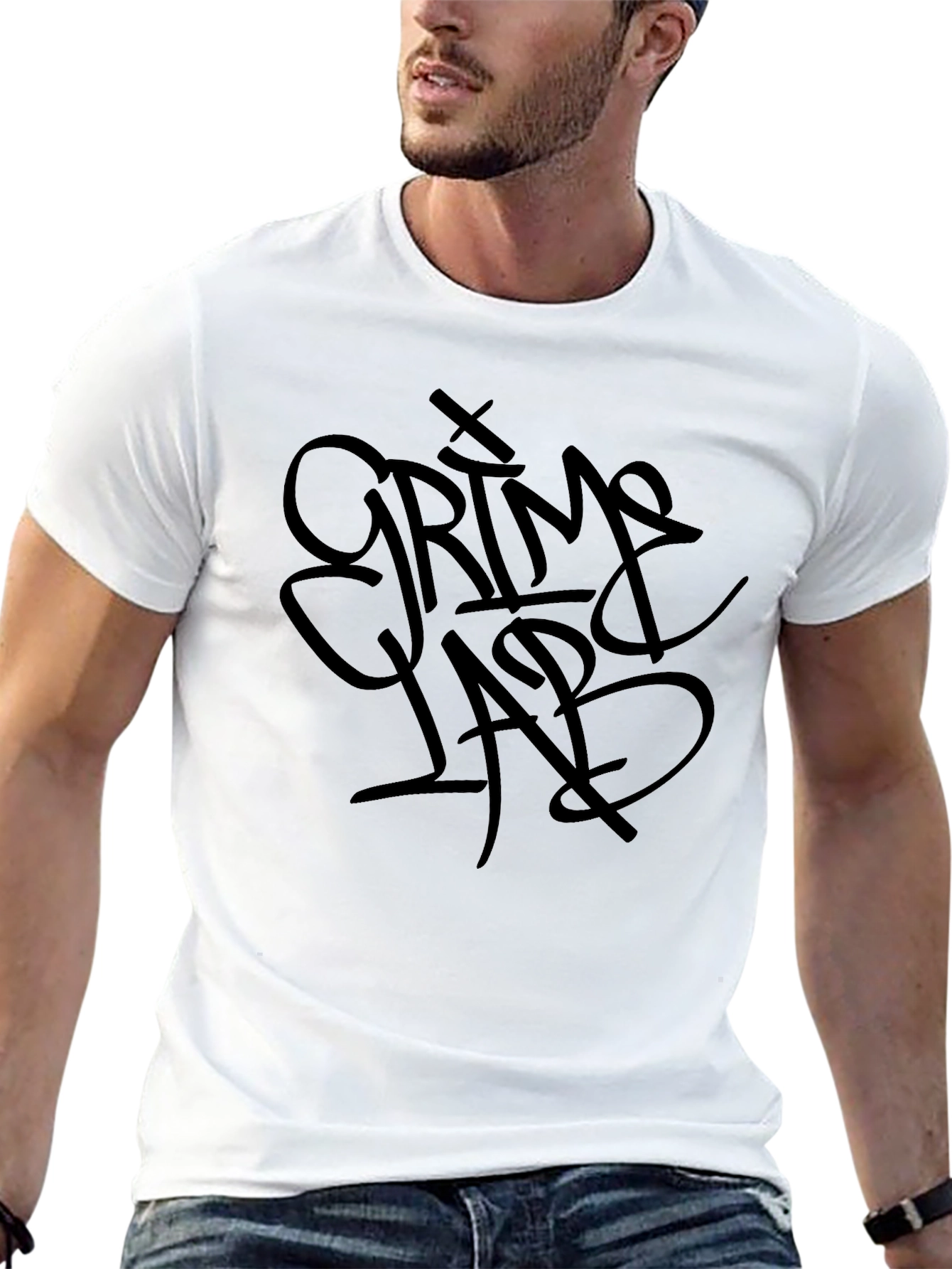 Grim Lab Black Graphic Tee