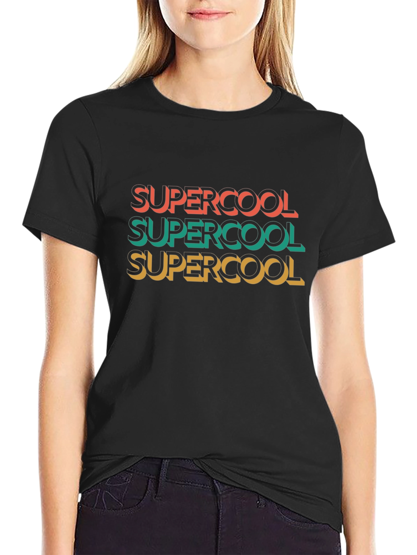Supercool Graphic Tee Retro Style