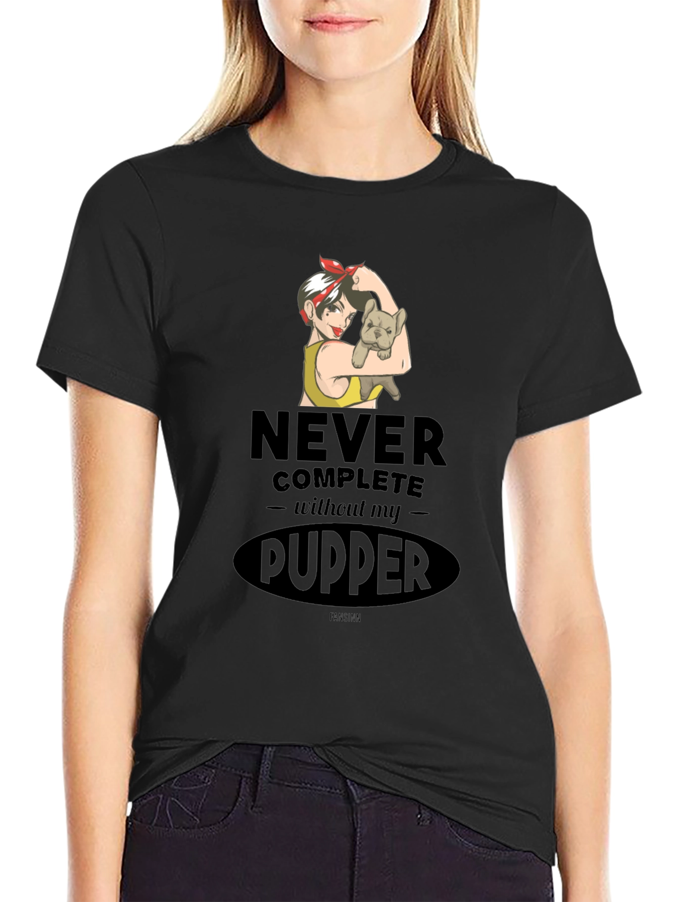 Never Complete Without My Pupper Graphic T-Shirt