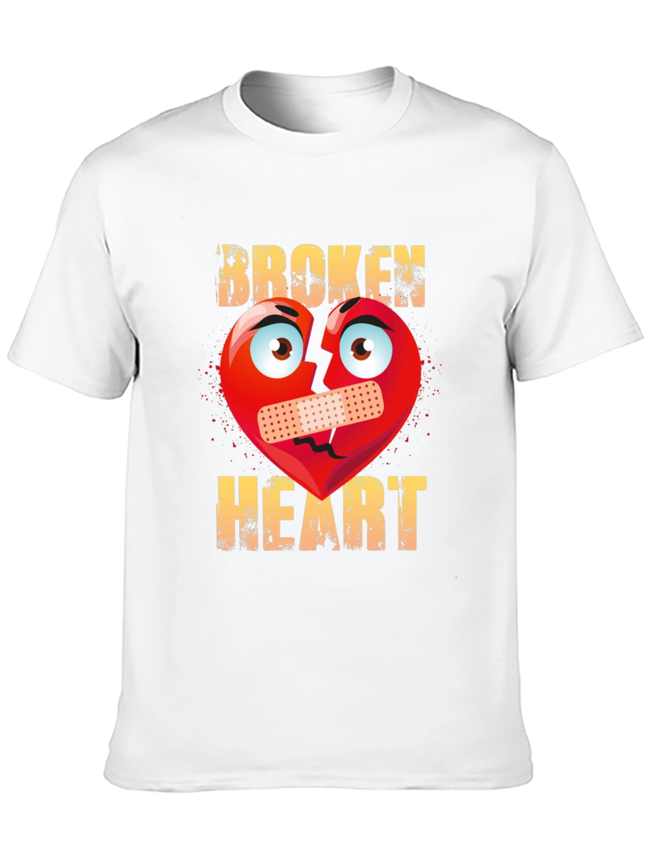 Broken Heart Funny Graphic Tee