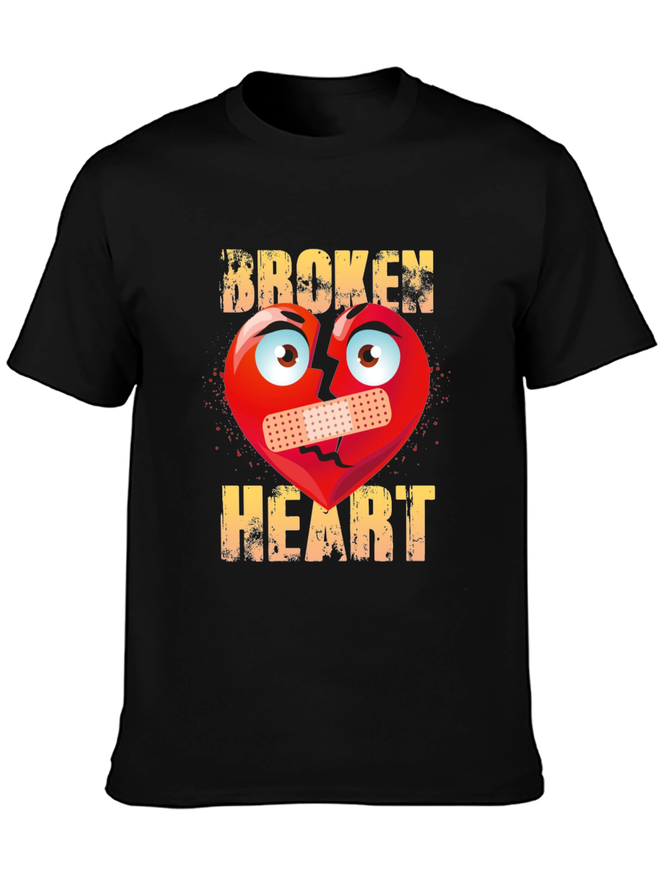 Broken Heart Funny Graphic Tee