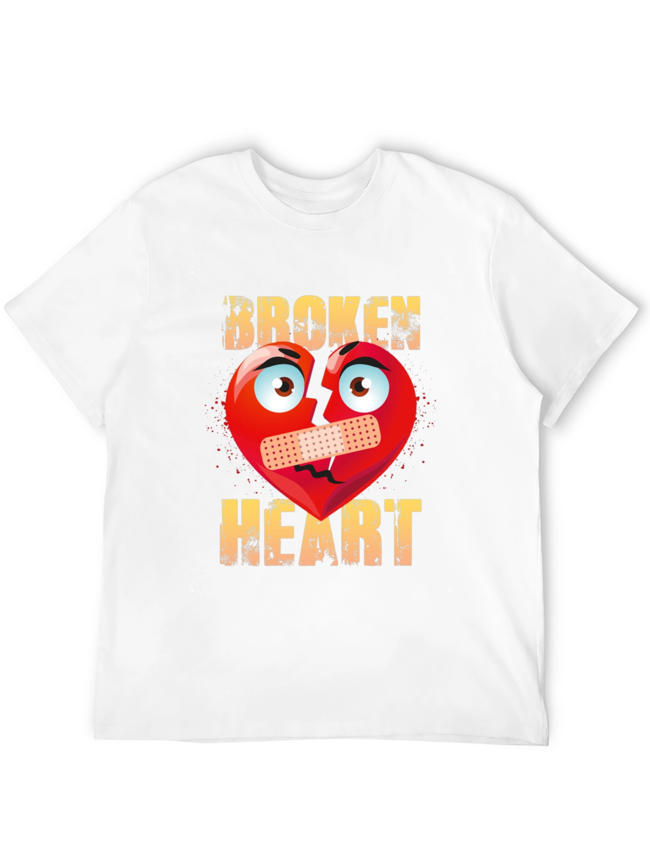Broken Heart Funny Graphic Tee