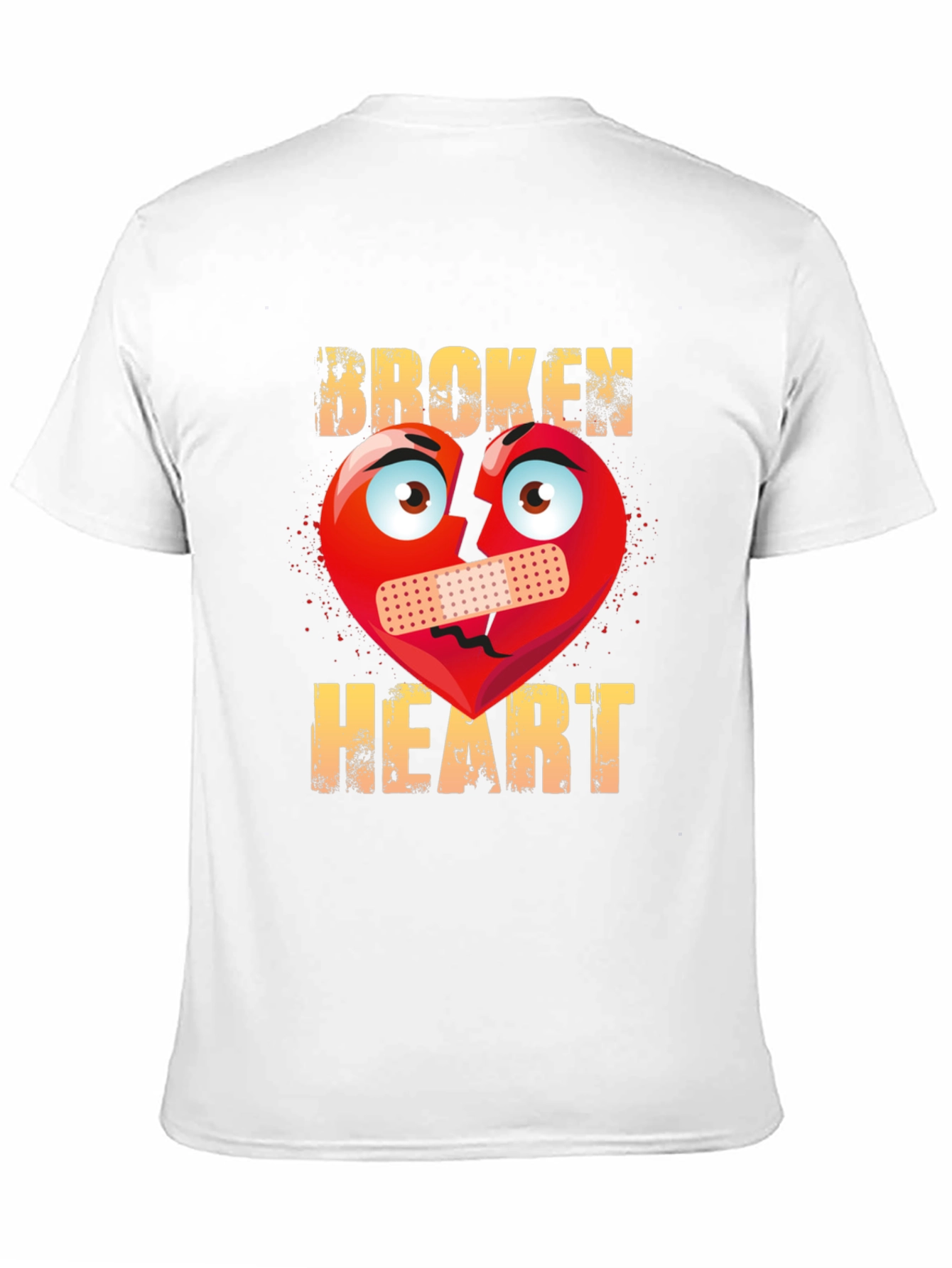 Broken Heart Funny Graphic Tee