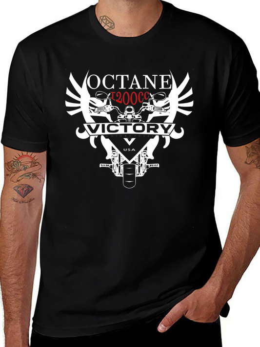 Octane Victory 1200CC Motorcycle Graphic T-Shirt