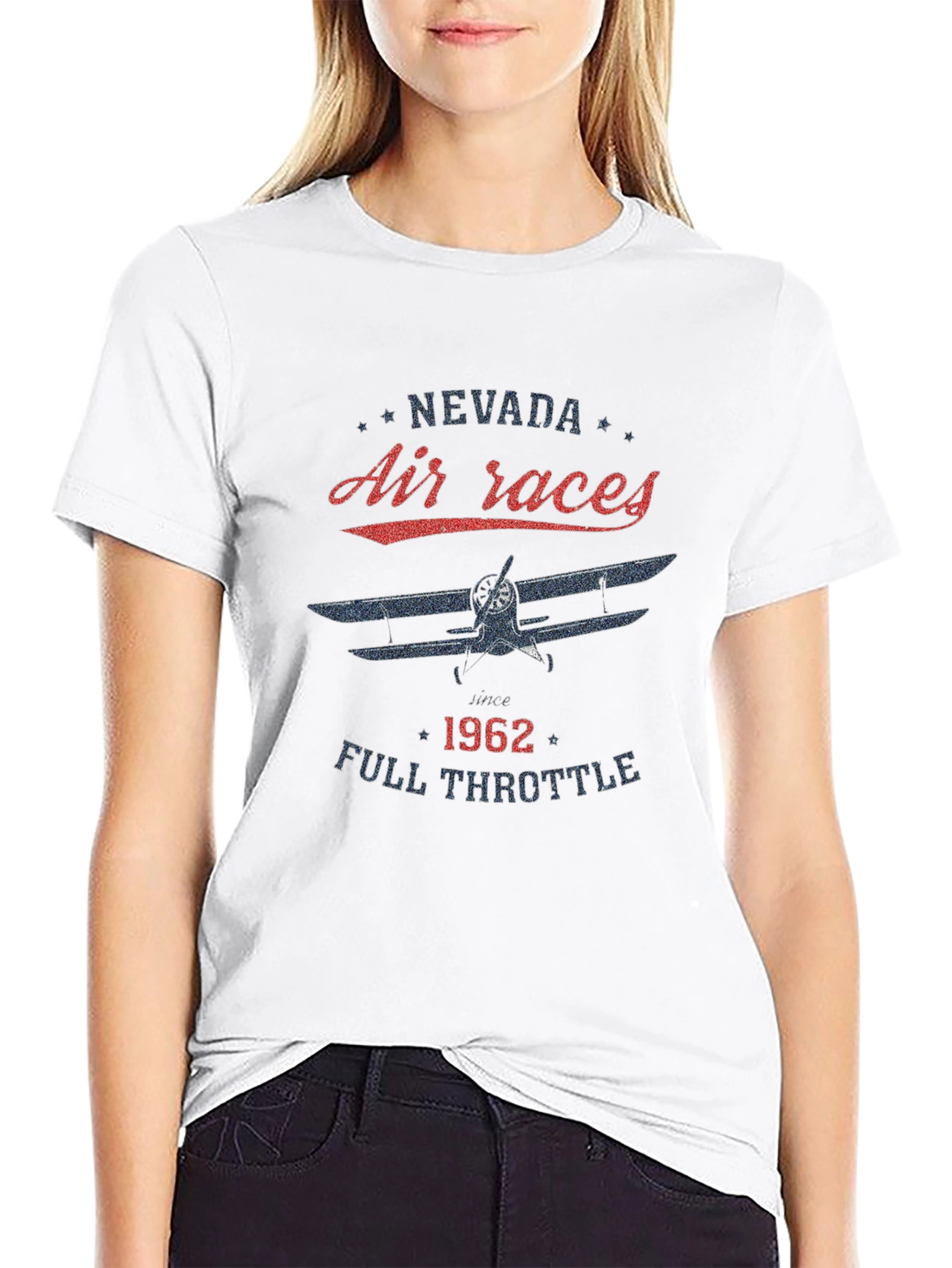 Nevada Air Races 1962 Black Graphic Tee