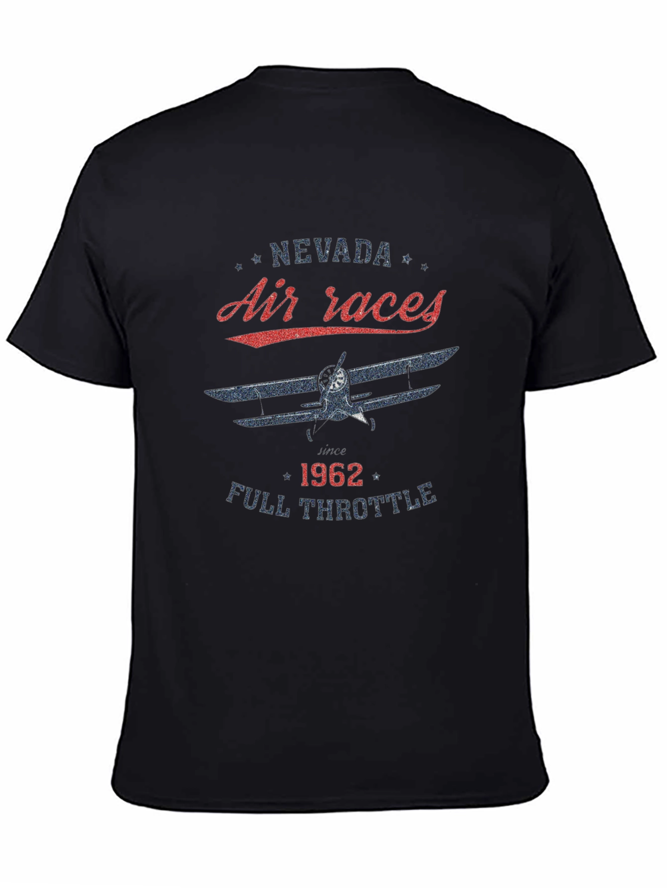 Nevada Air Races 1962 Black Graphic Tee