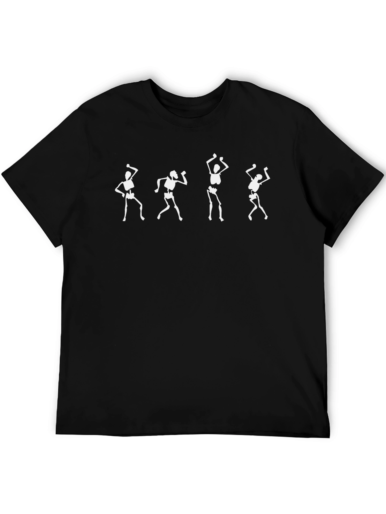 Dancing Skeletons Black T-Shirt