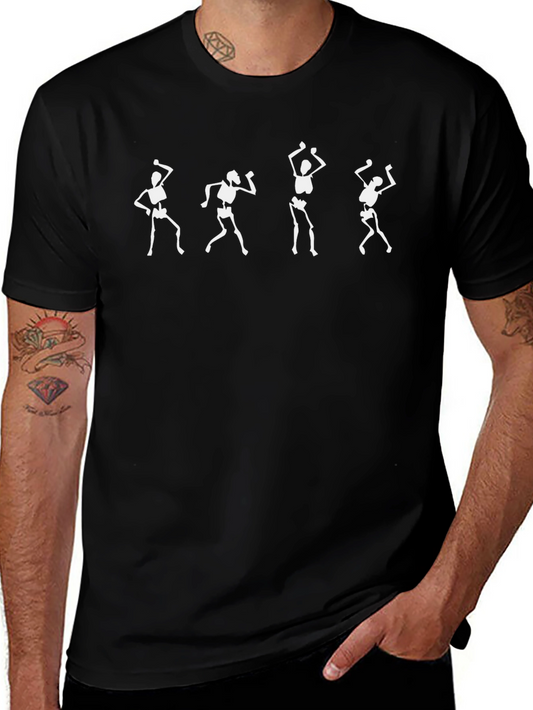 Dancing Skeletons Black T-Shirt