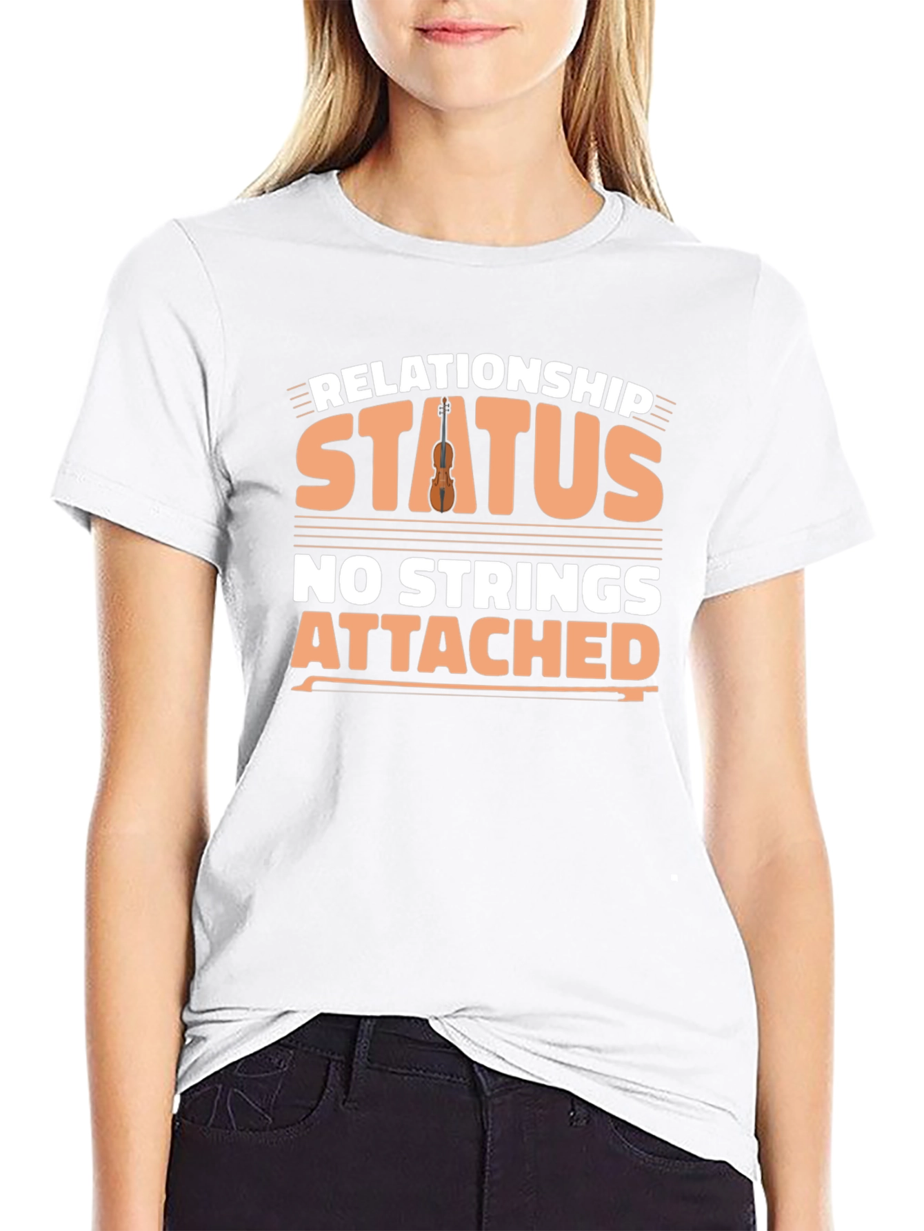 Relationship Status T-Shirt - No Strings Attached