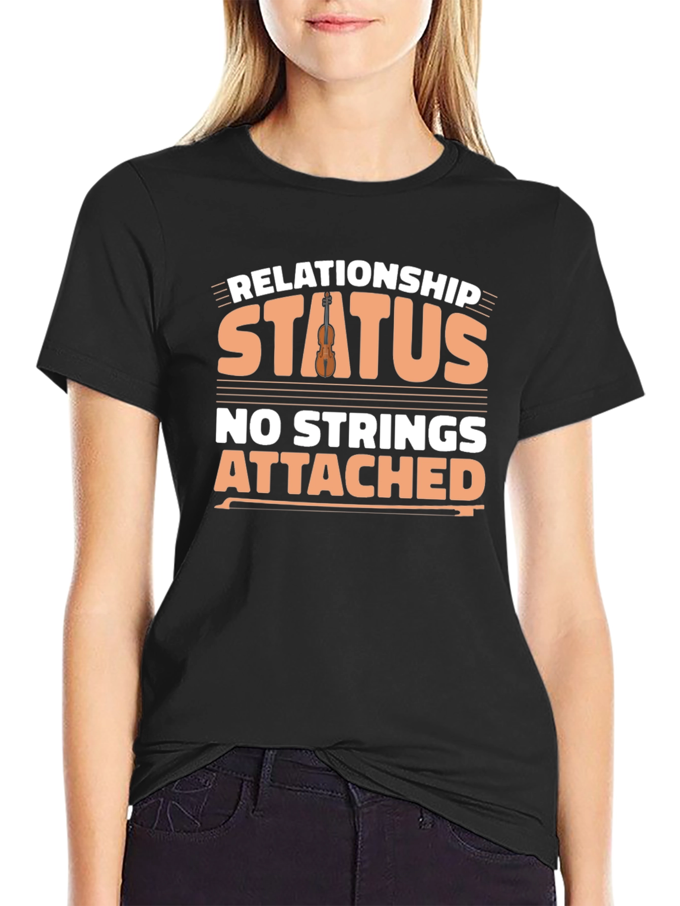 Relationship Status T-Shirt - No Strings Attached