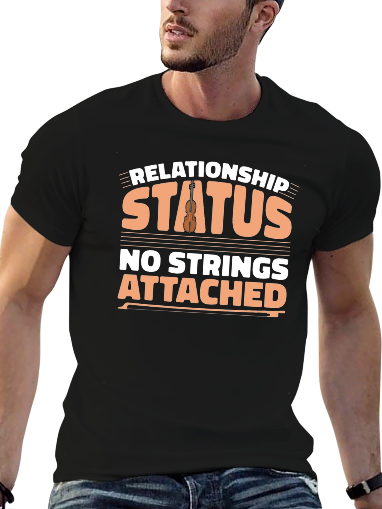 Relationship Status T-Shirt - No Strings Attached