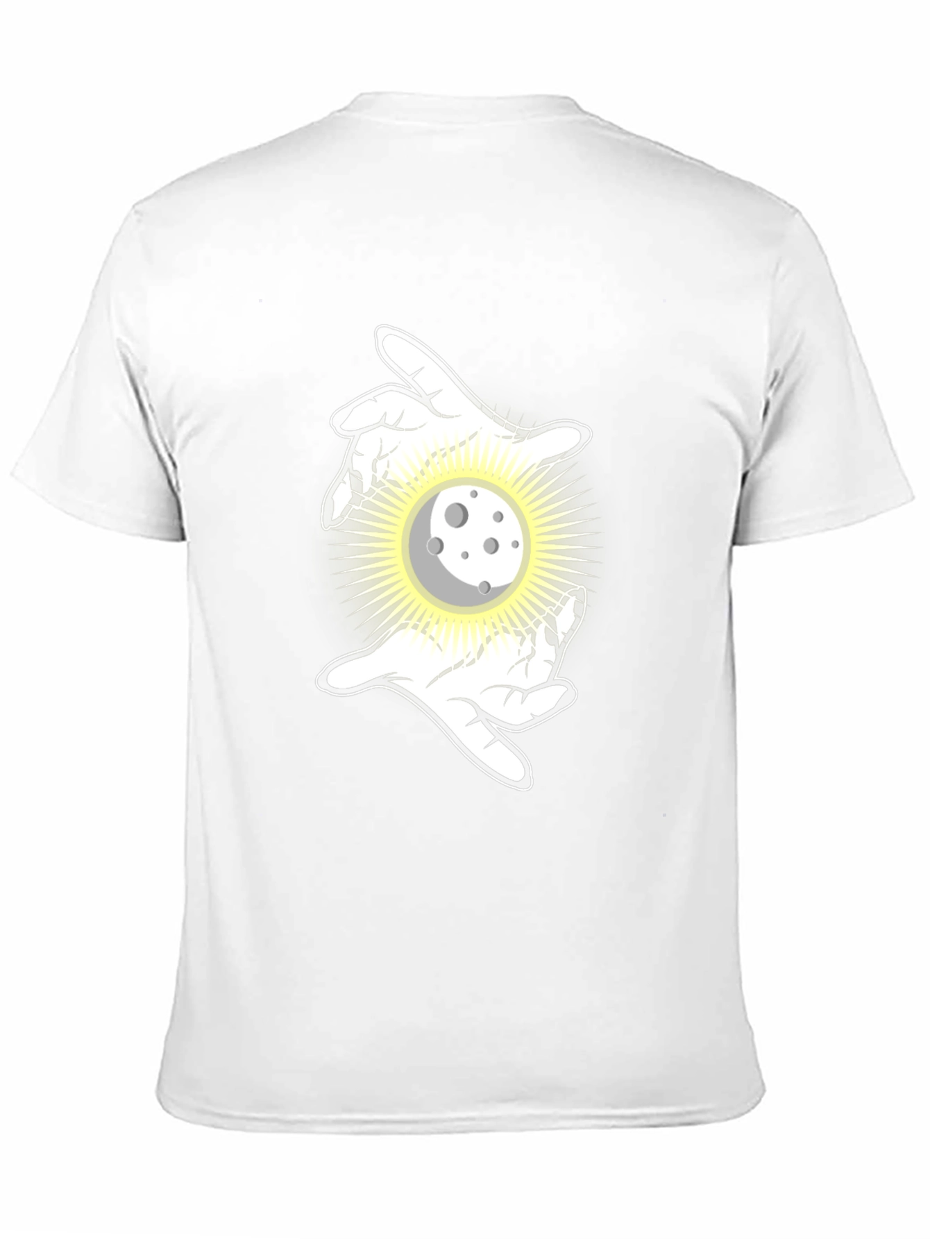 Mystic Moon Hands Black T-Shirt