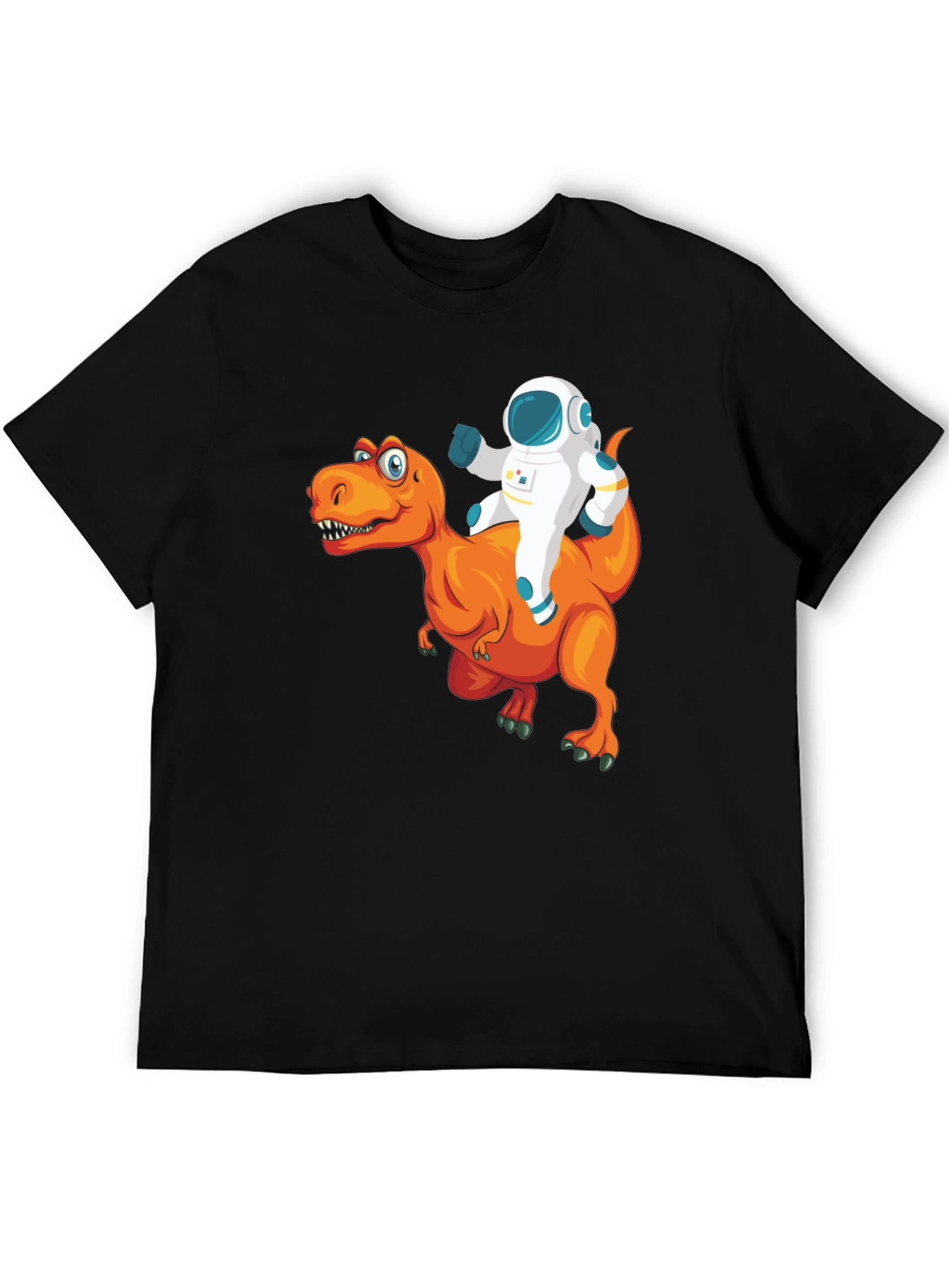 Astronaut Riding a Dinosaur T-Shirt - Funny Graphic Tee
