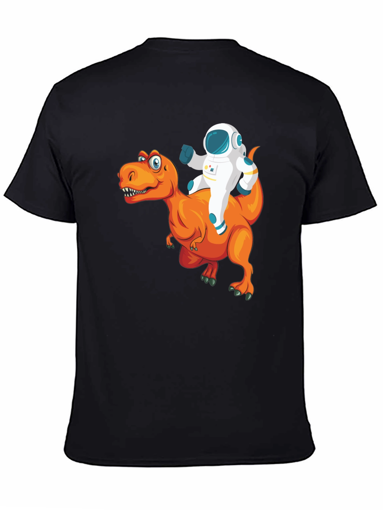 Astronaut Riding a Dinosaur T-Shirt - Funny Graphic Tee