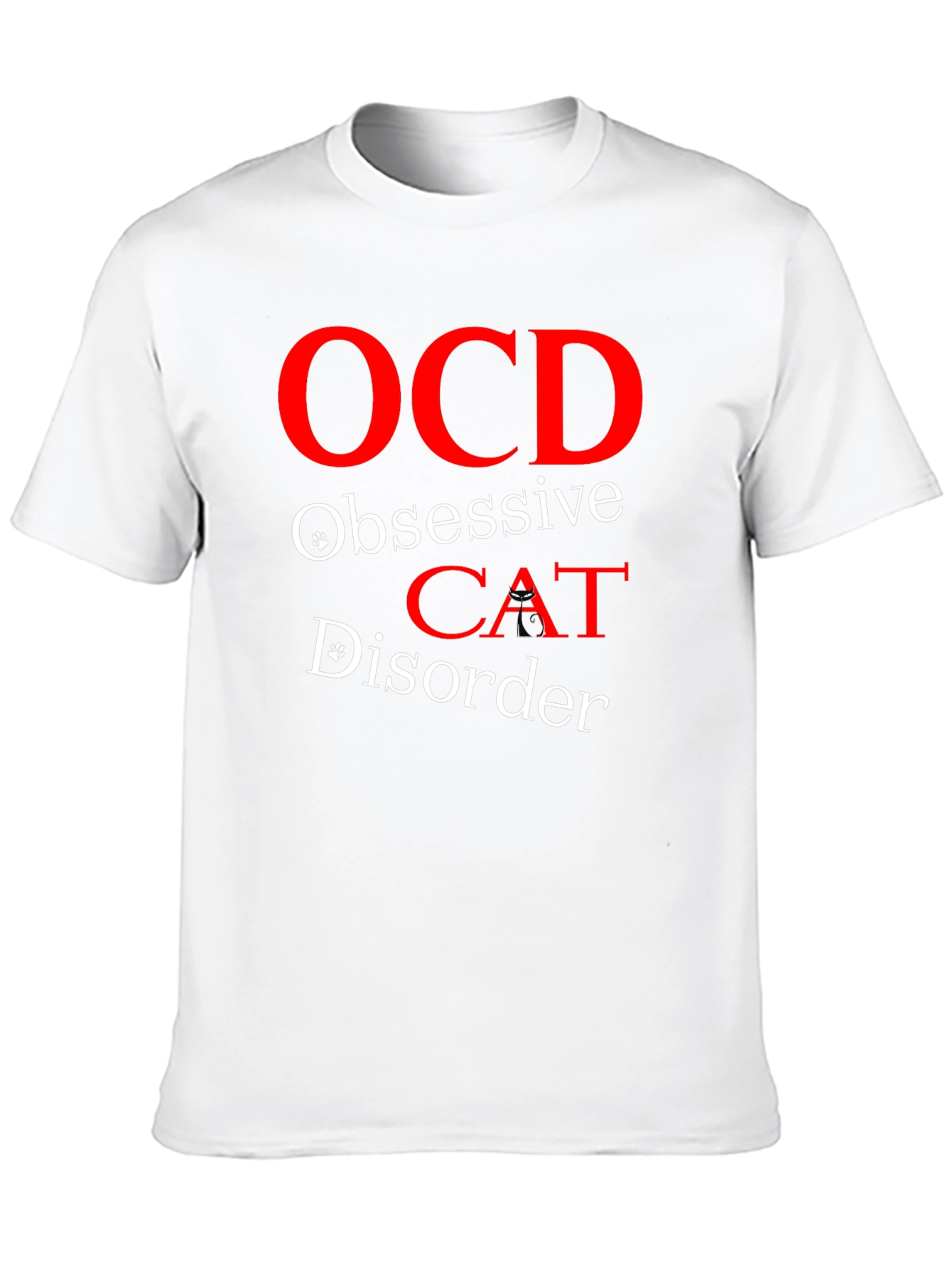 OCD Obsessive Cat Disorder T-Shirt