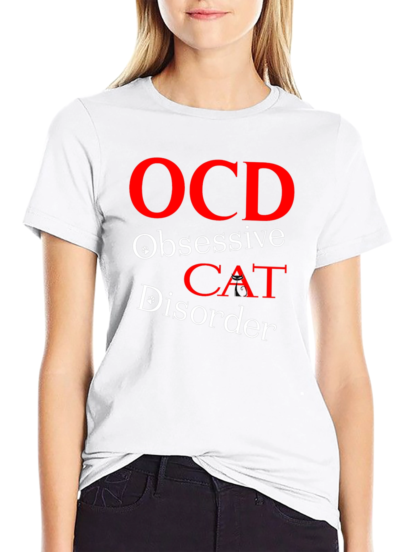 OCD Obsessive Cat Disorder T-Shirt