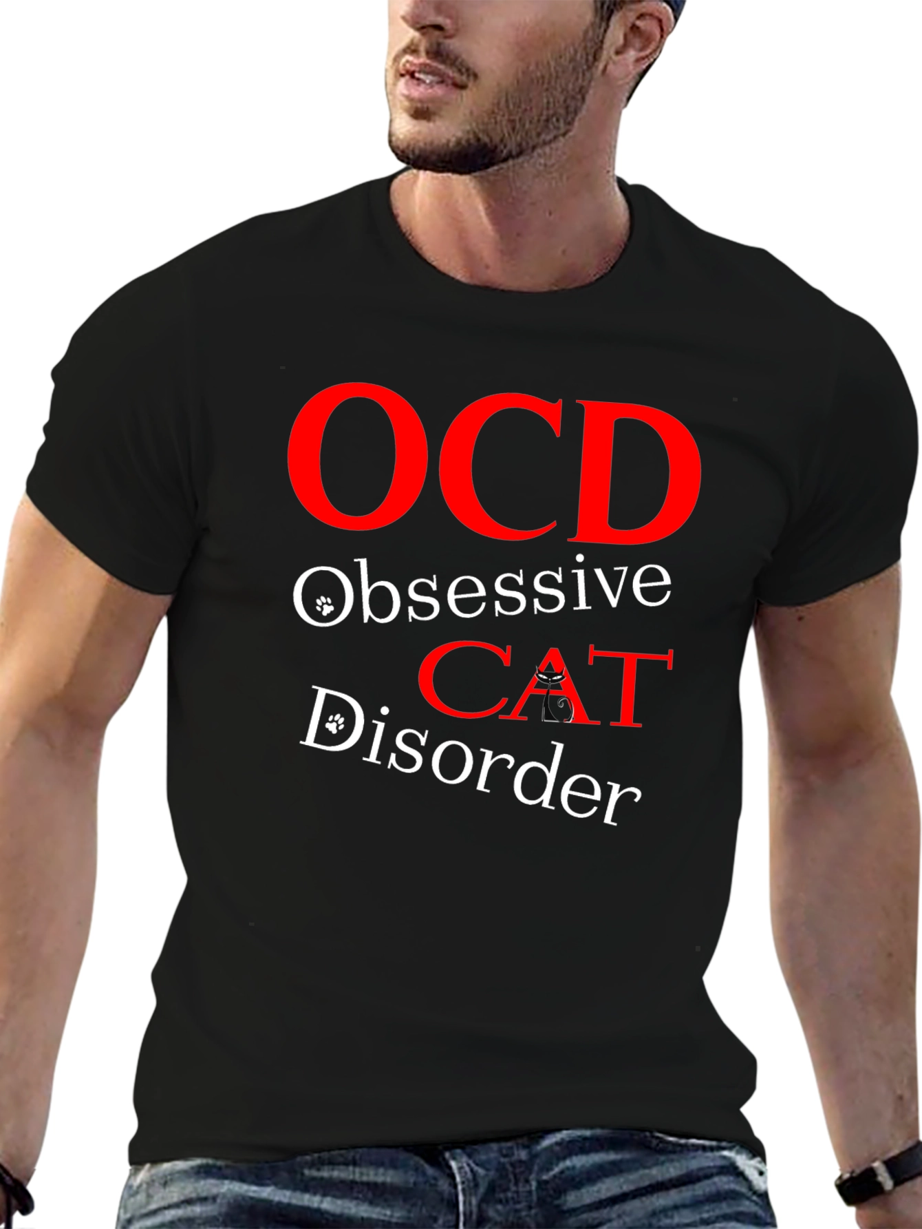 OCD Obsessive Cat Disorder T-Shirt