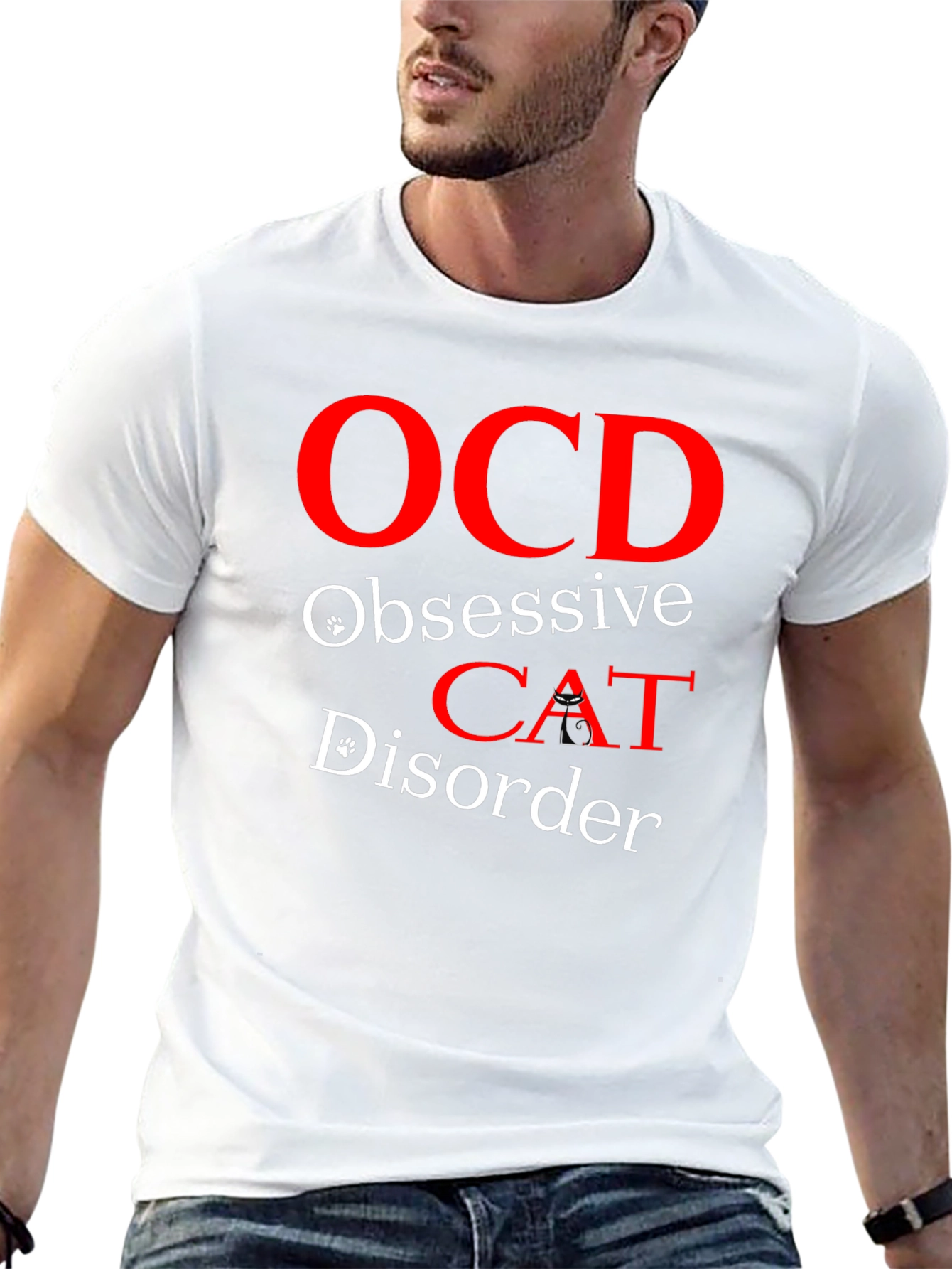 OCD Obsessive Cat Disorder T-Shirt