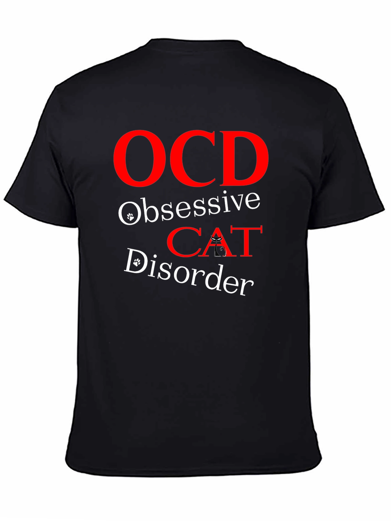 OCD Obsessive Cat Disorder T-Shirt