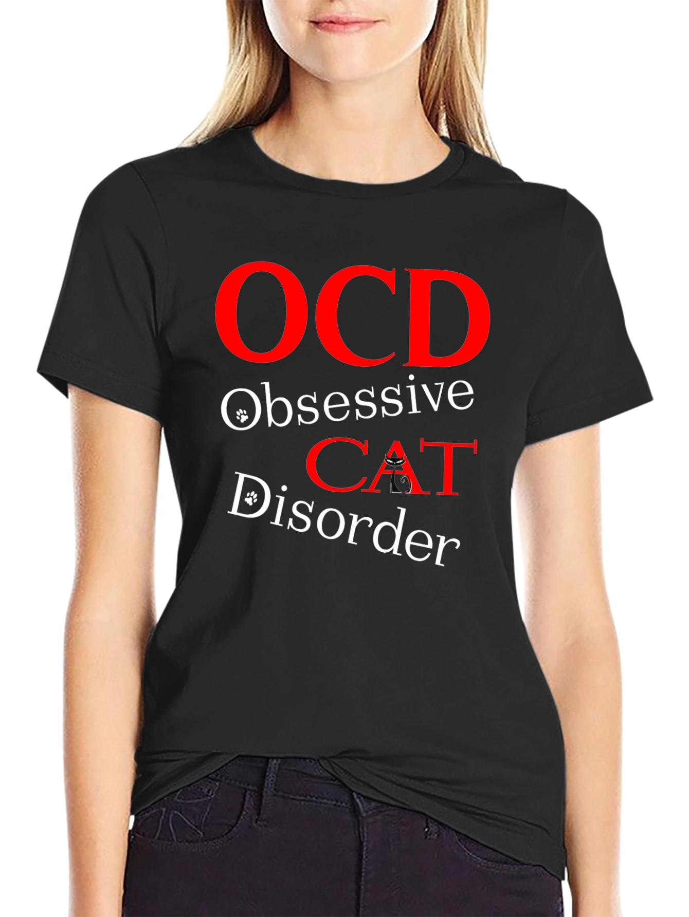 OCD Obsessive Cat Disorder T-Shirt