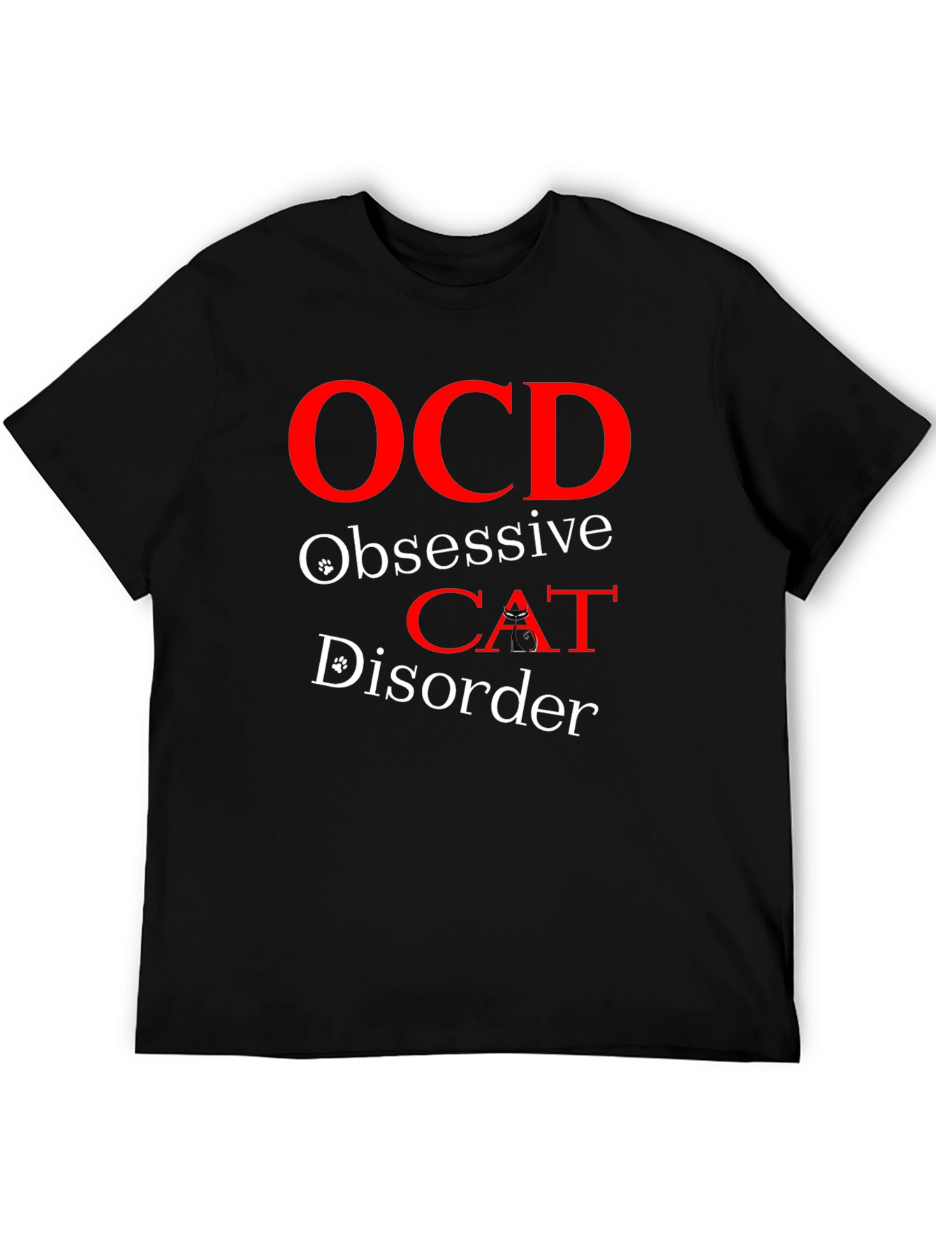 OCD Obsessive Cat Disorder T-Shirt