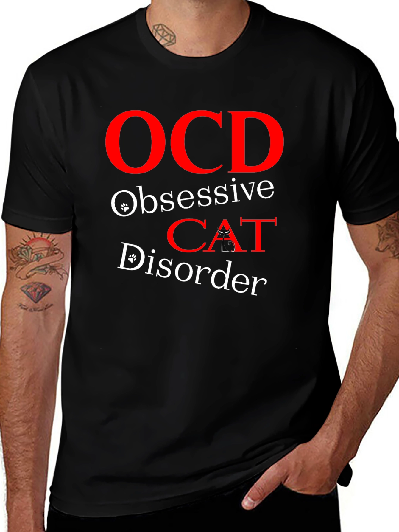 OCD Obsessive Cat Disorder T-Shirt