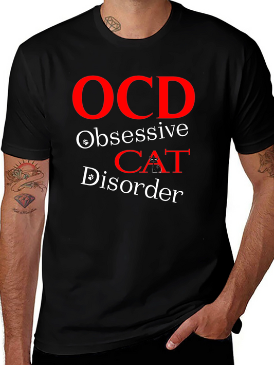 OCD Obsessive Cat Disorder T-Shirt