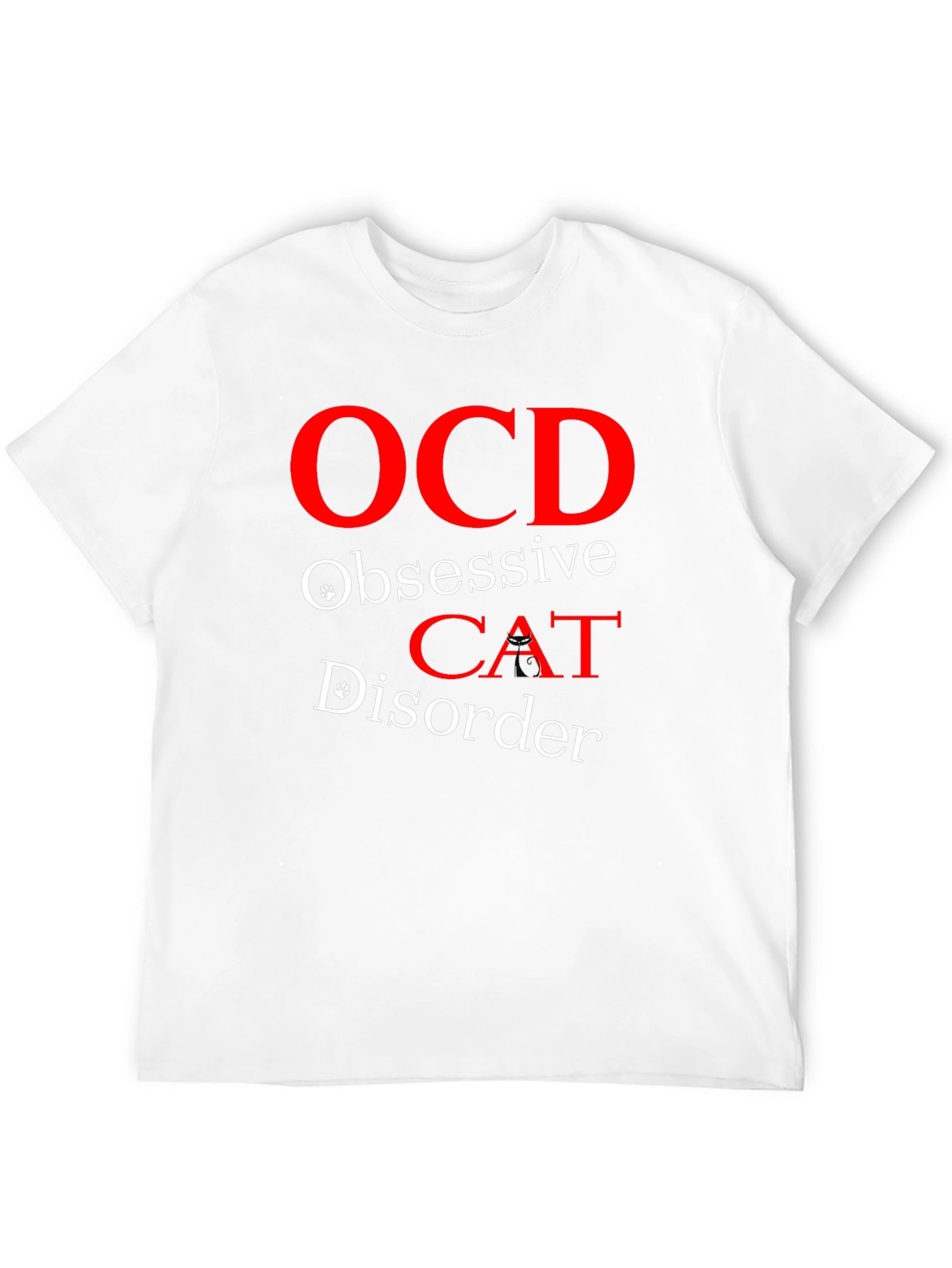 OCD Obsessive Cat Disorder T-Shirt