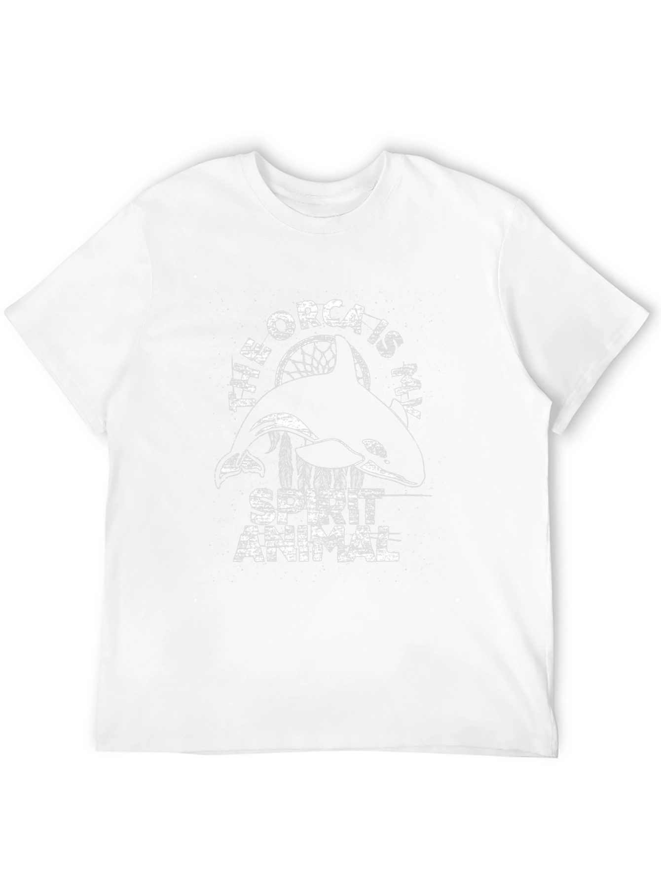 Orca Spirit Animal Graphic T-Shirt - Black