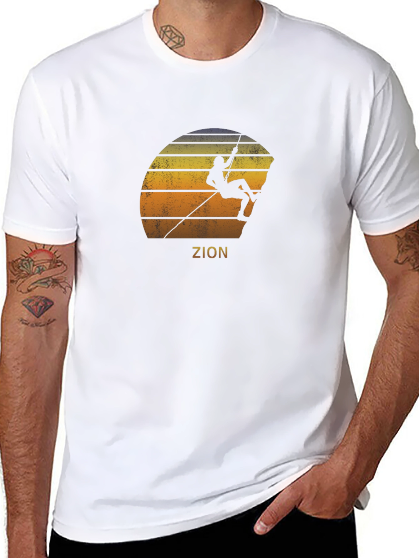 Zion Rock Climbing T-Shirt - Adventure Tee